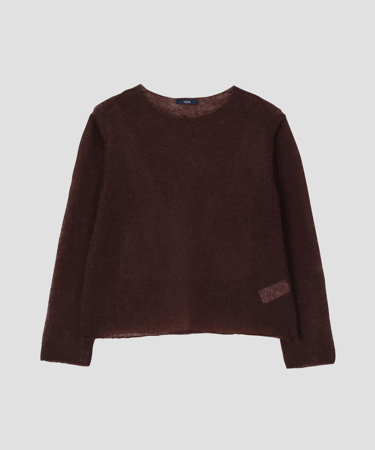 YLEVE / SUPER KID MOHAIR BOAT-NECK KNIT