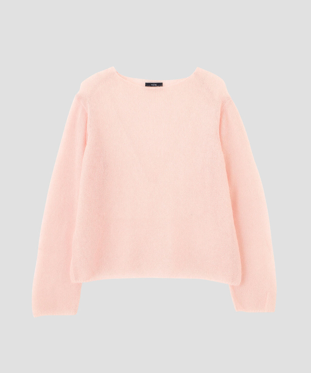 YLEVE / SUPER KID MOHAIR BOAT-NECK KNIT