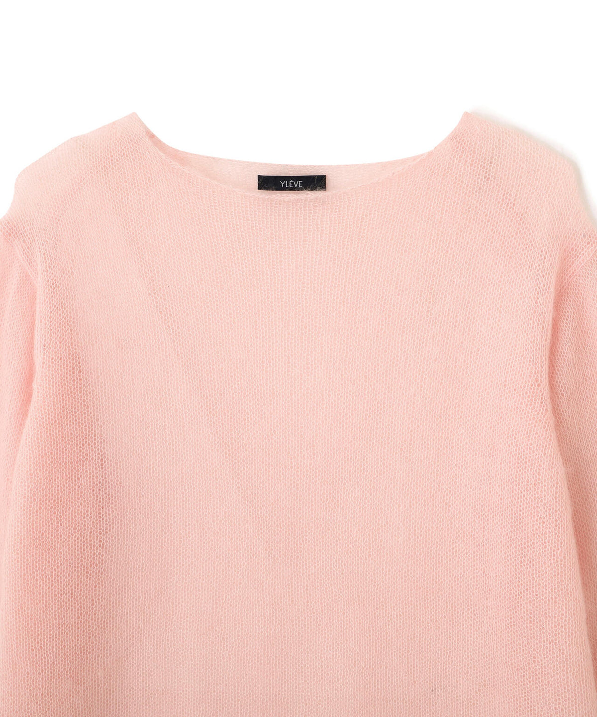 YLEVE / SUPER KID MOHAIR BOAT-NECK KNIT
