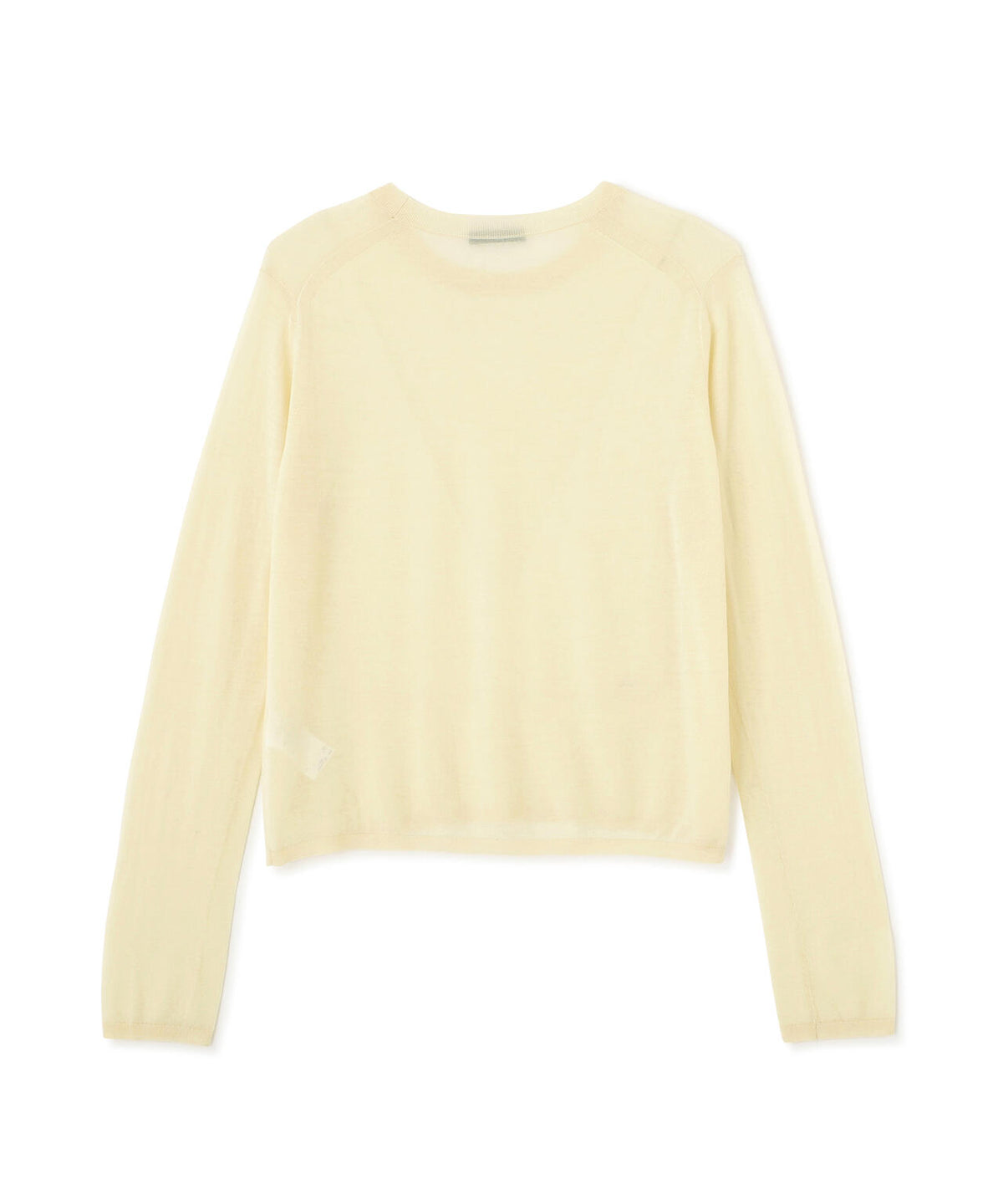 YLEVE / 2/100 FINE WOOL SHEER KNIT PULLOVER