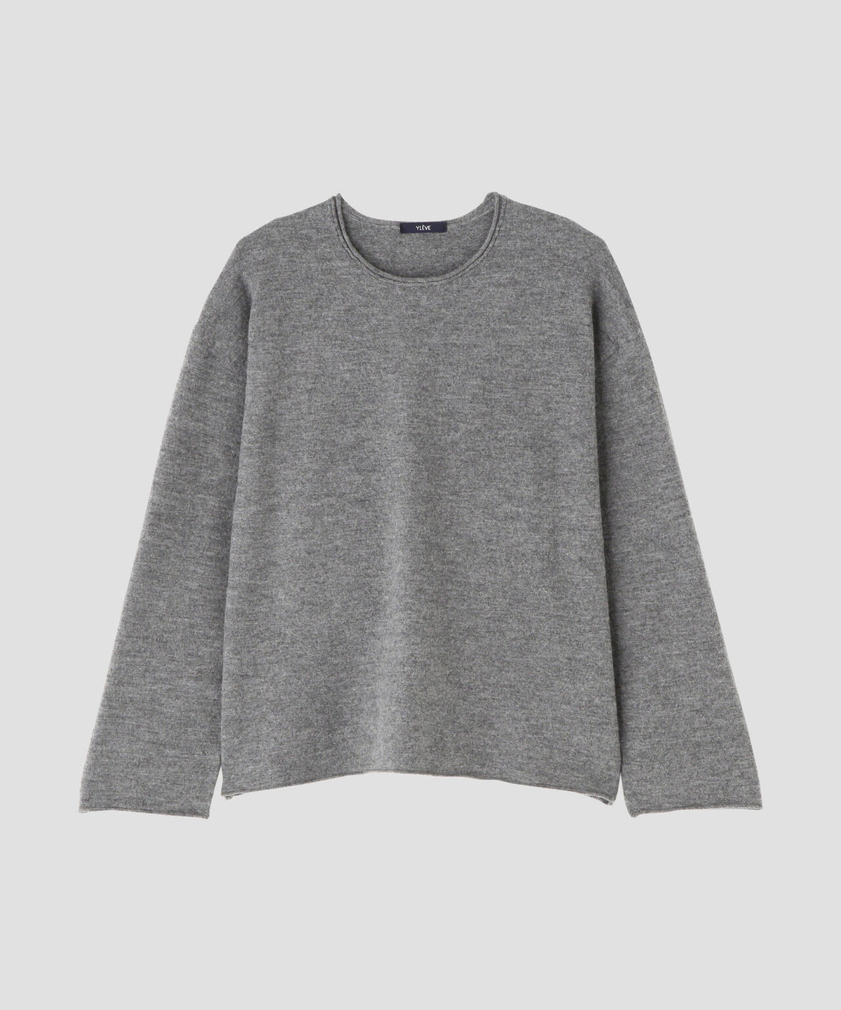 YLEVE / ULTRAFINE MERINO MILLED WOOL KNIT PULLOVER WOMEN