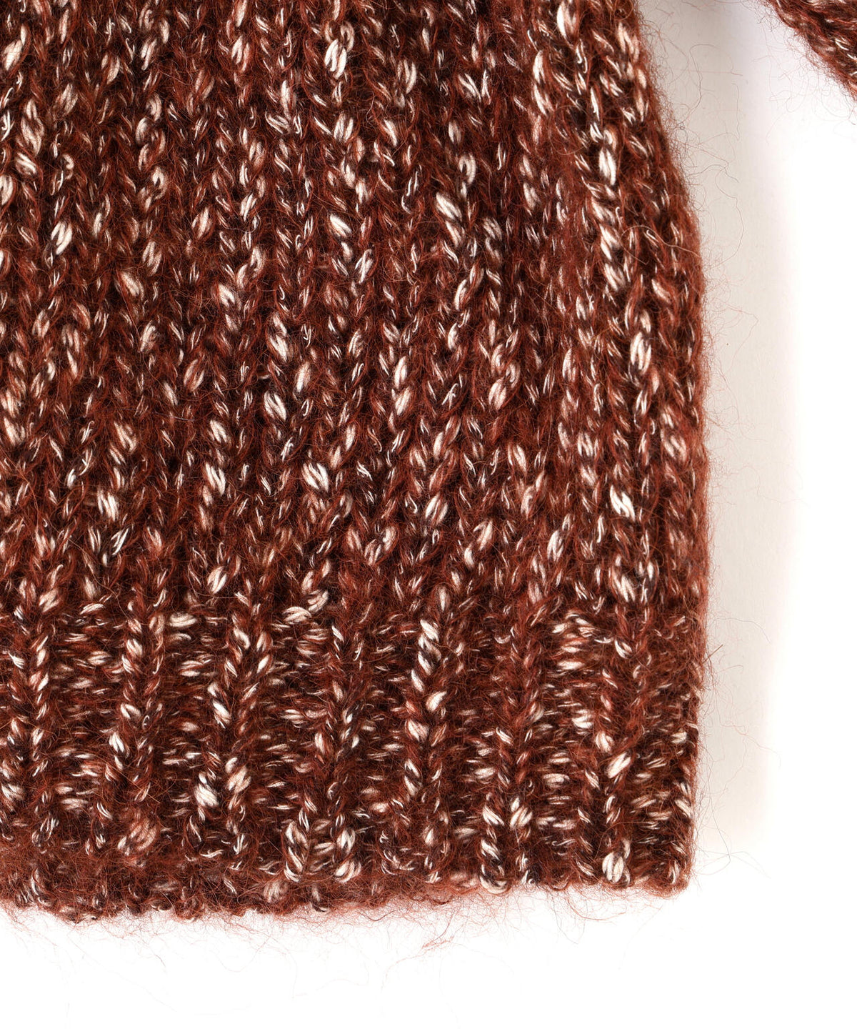 YLEVE / BOUCLE MOHAIR KNIT PULLOVER