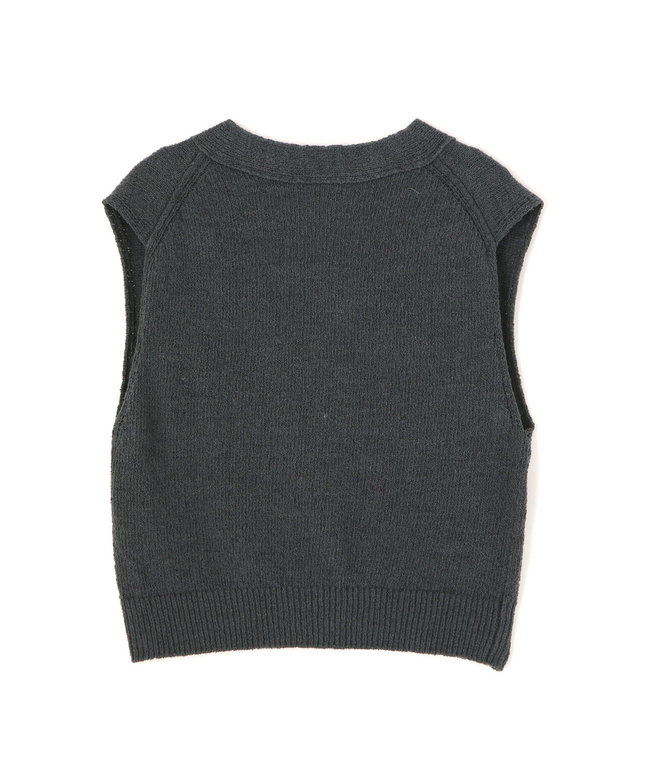 YLEVE / COTTON BOUCLE KNIT VEST