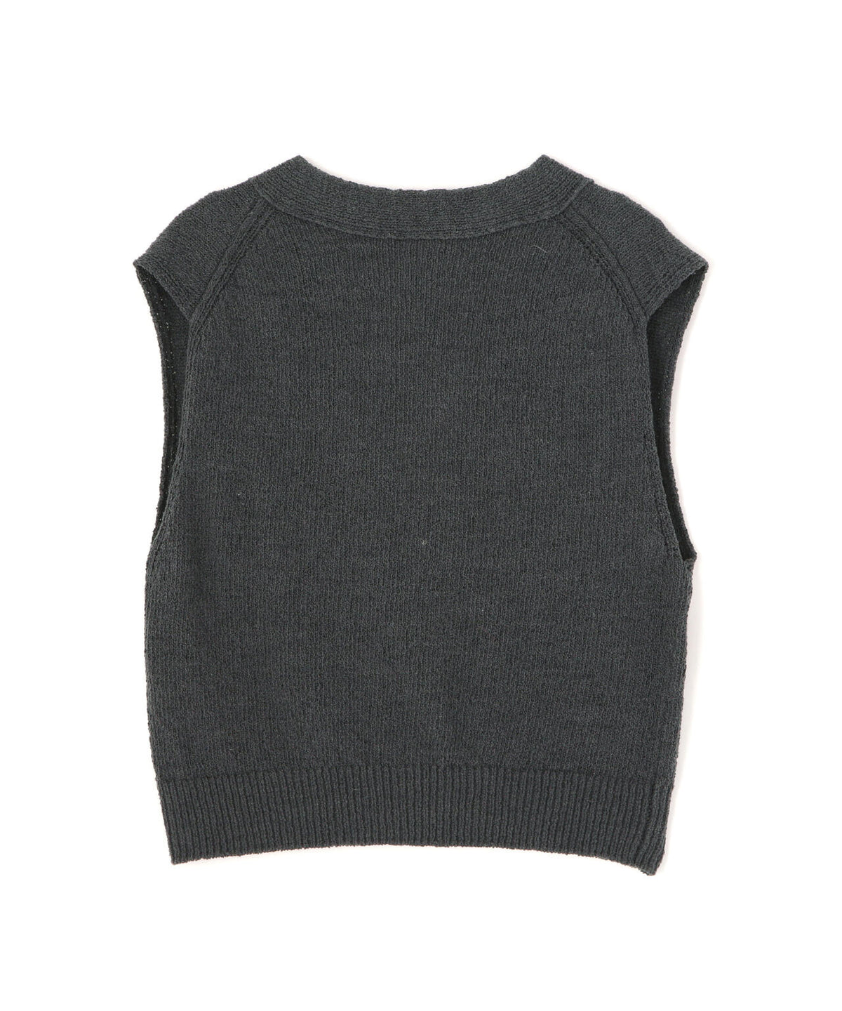 YLEVE / COTTON BOUCLE KNIT VEST