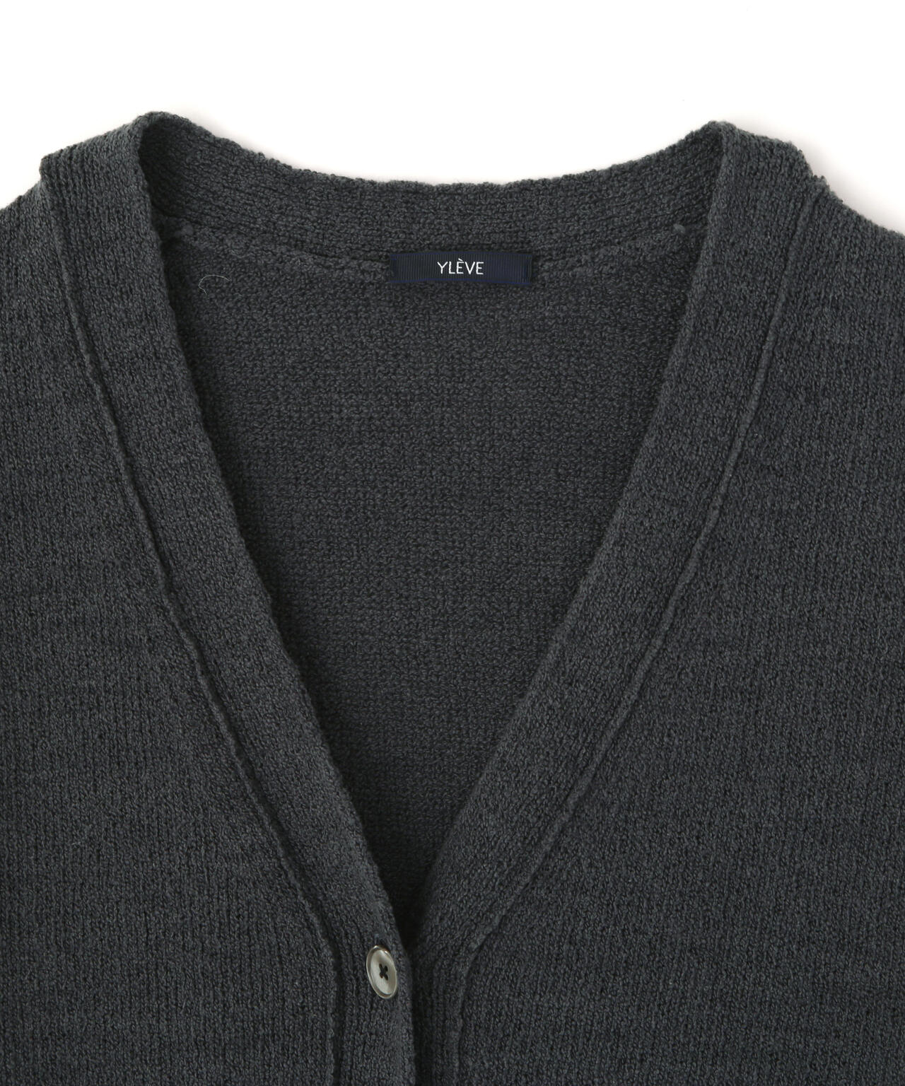 YLEVE / COTTON BOUCLE KNIT VEST