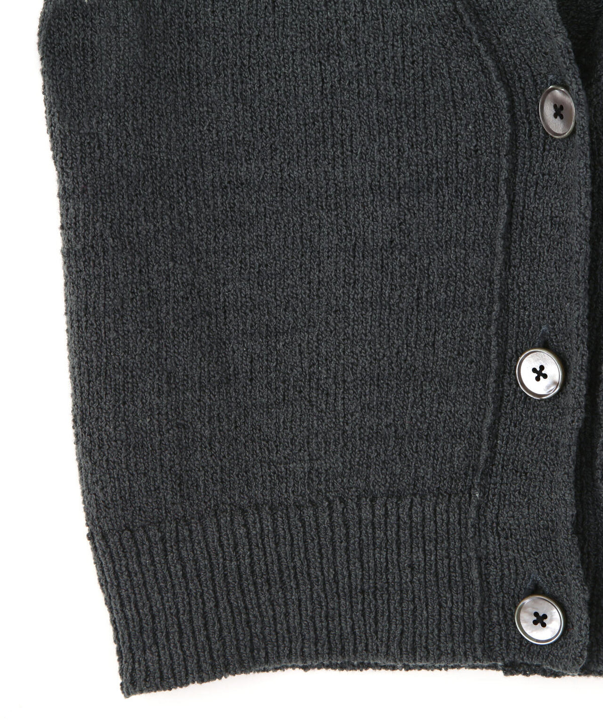 YLEVE / COTTON BOUCLE KNIT VEST