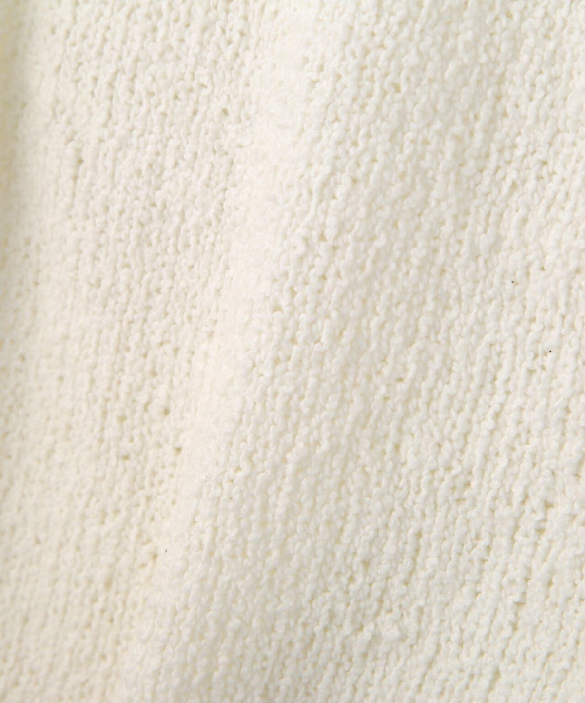 YLEVE / COTTON BOUCLE KNIT VEST