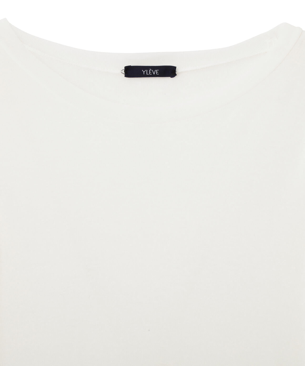 YLEVE / SHEER HIGH-TWIST RIB JERSEY PULLOVER