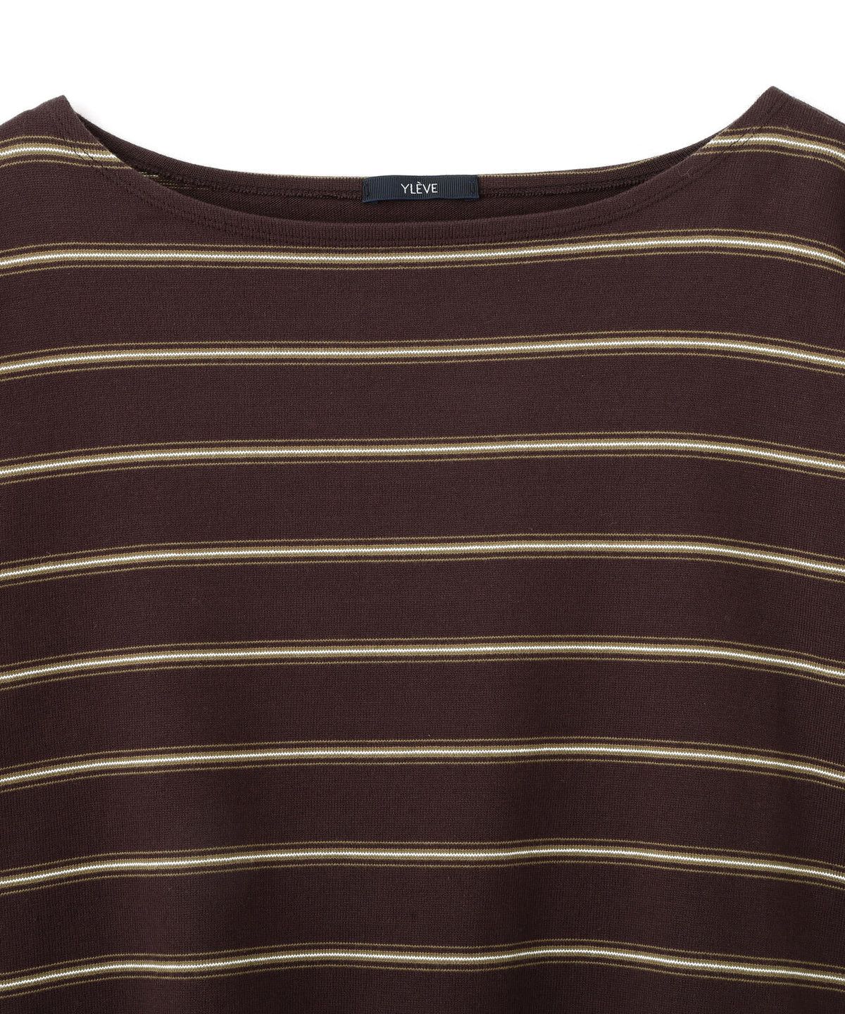 YLEVE / HEAVYWEIGHT SOFT JERSEY BORDER LONG-SLEEVE T