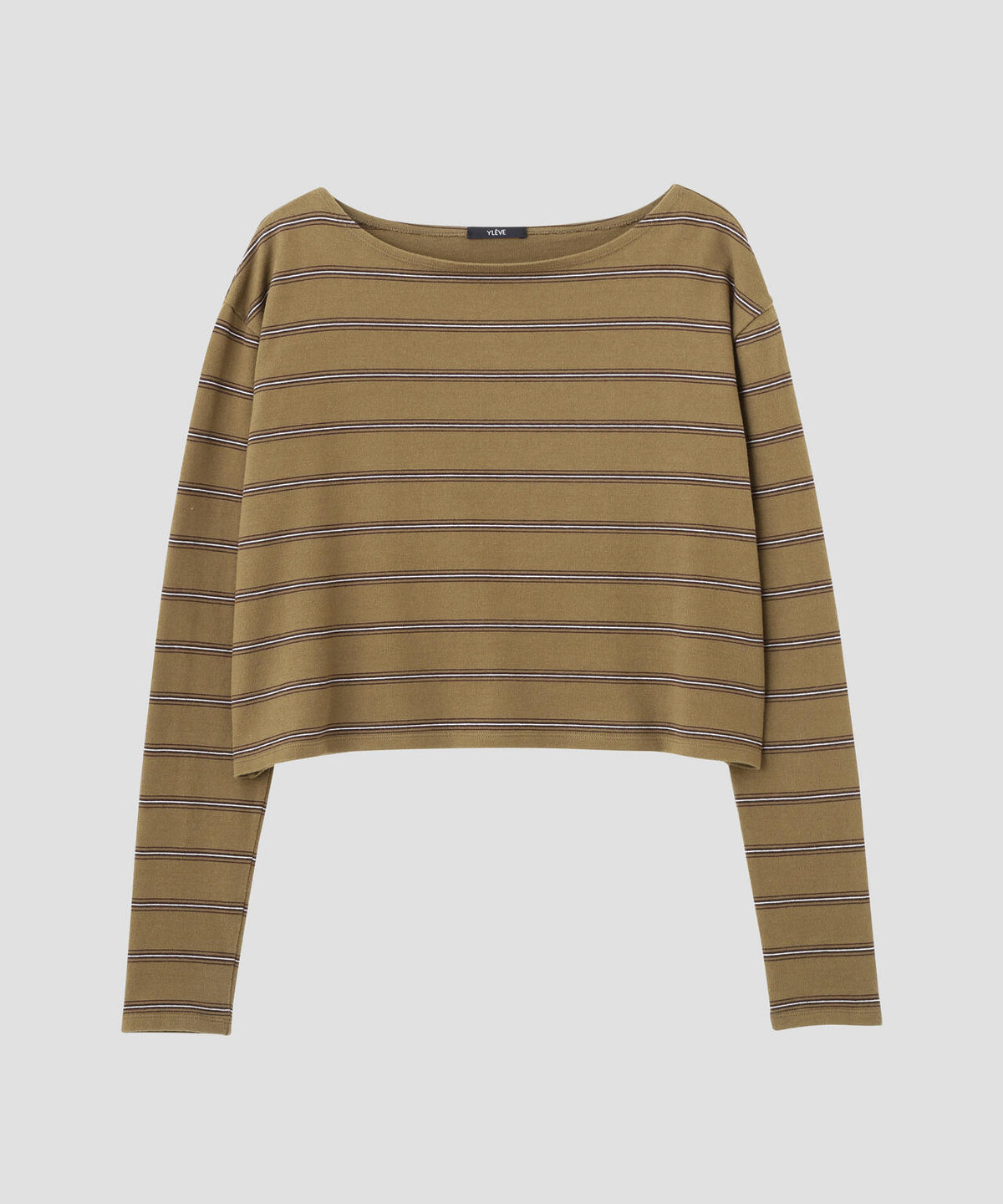 YLEVE / HEAVYWEIGHT SOFT JERSEY BORDER LONG-SLEEVE T
