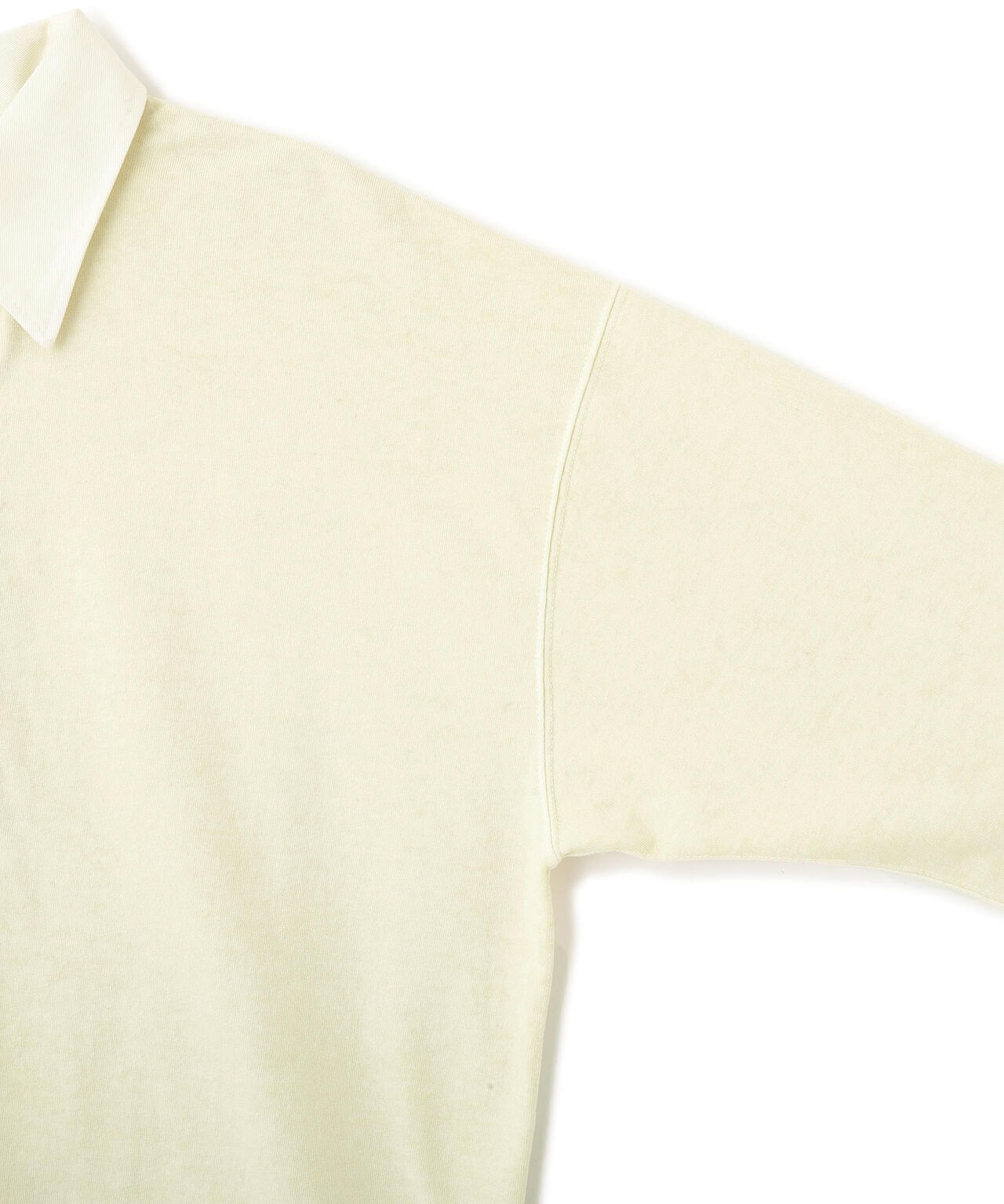 YLEVE / PIGMENT-DYED COTTON RUGBY SHIRT