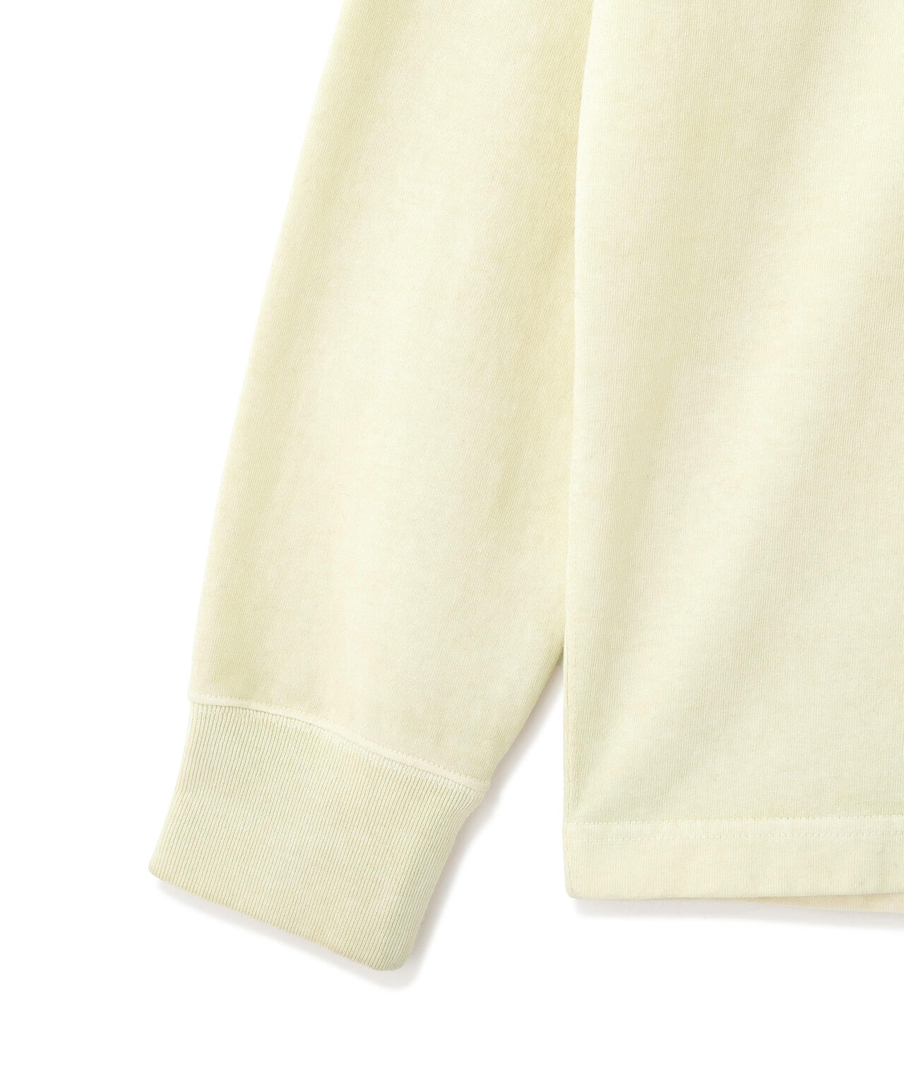 YLEVE / PIGMENT-DYED COTTON RUGBY SHIRT
