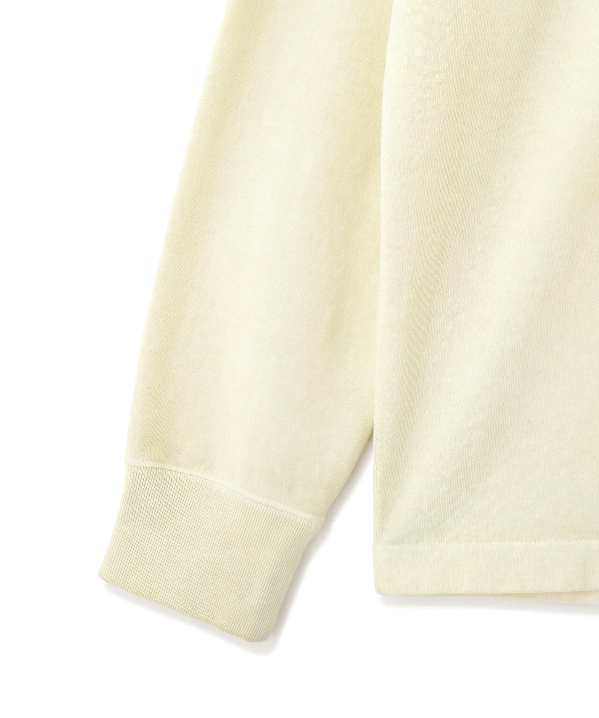 YLEVE / PIGMENT-DYED COTTON RUGBY SHIRT