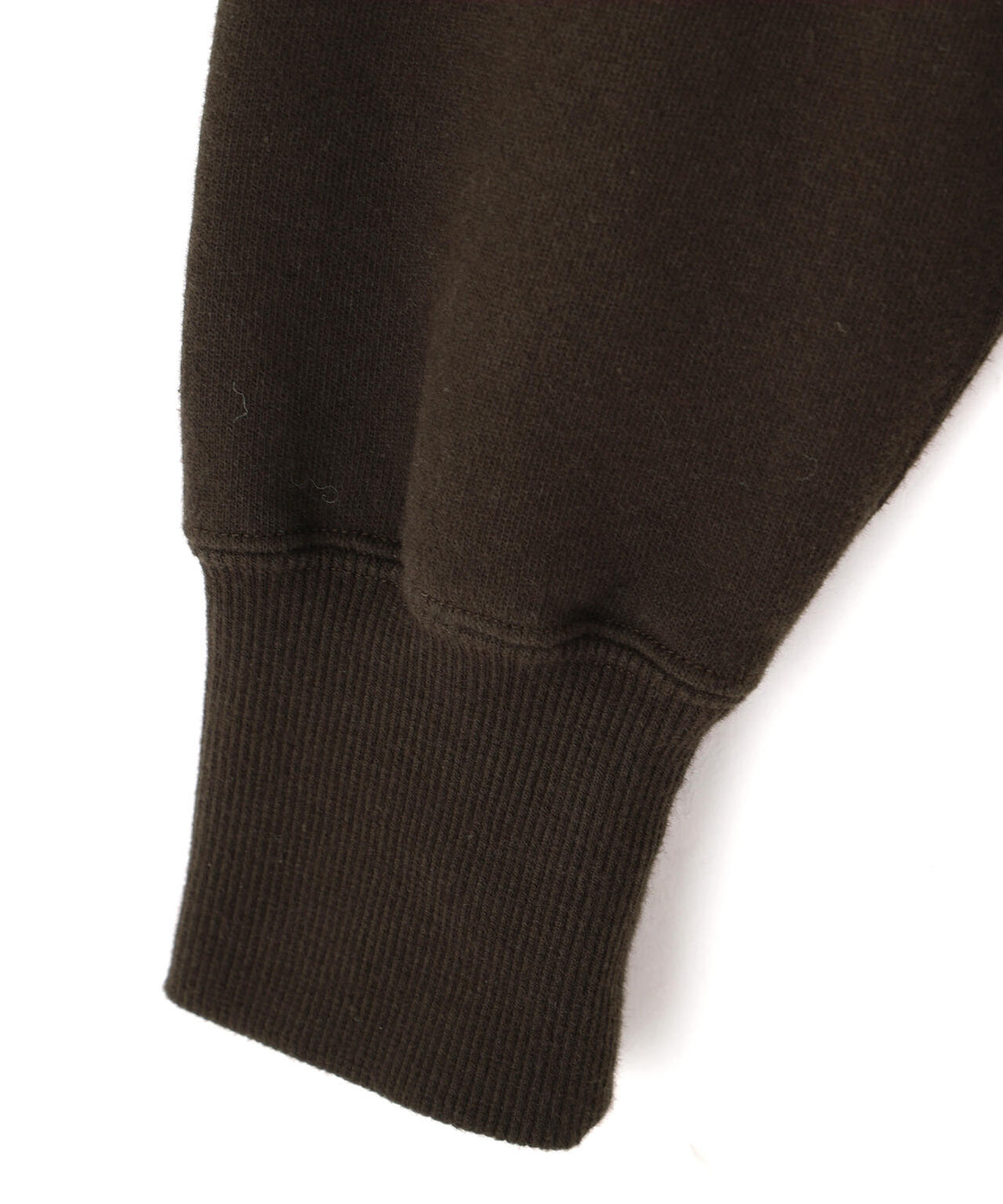 YLEVE / SOFT COTTON HALF ZIP SWEAT SHIRT