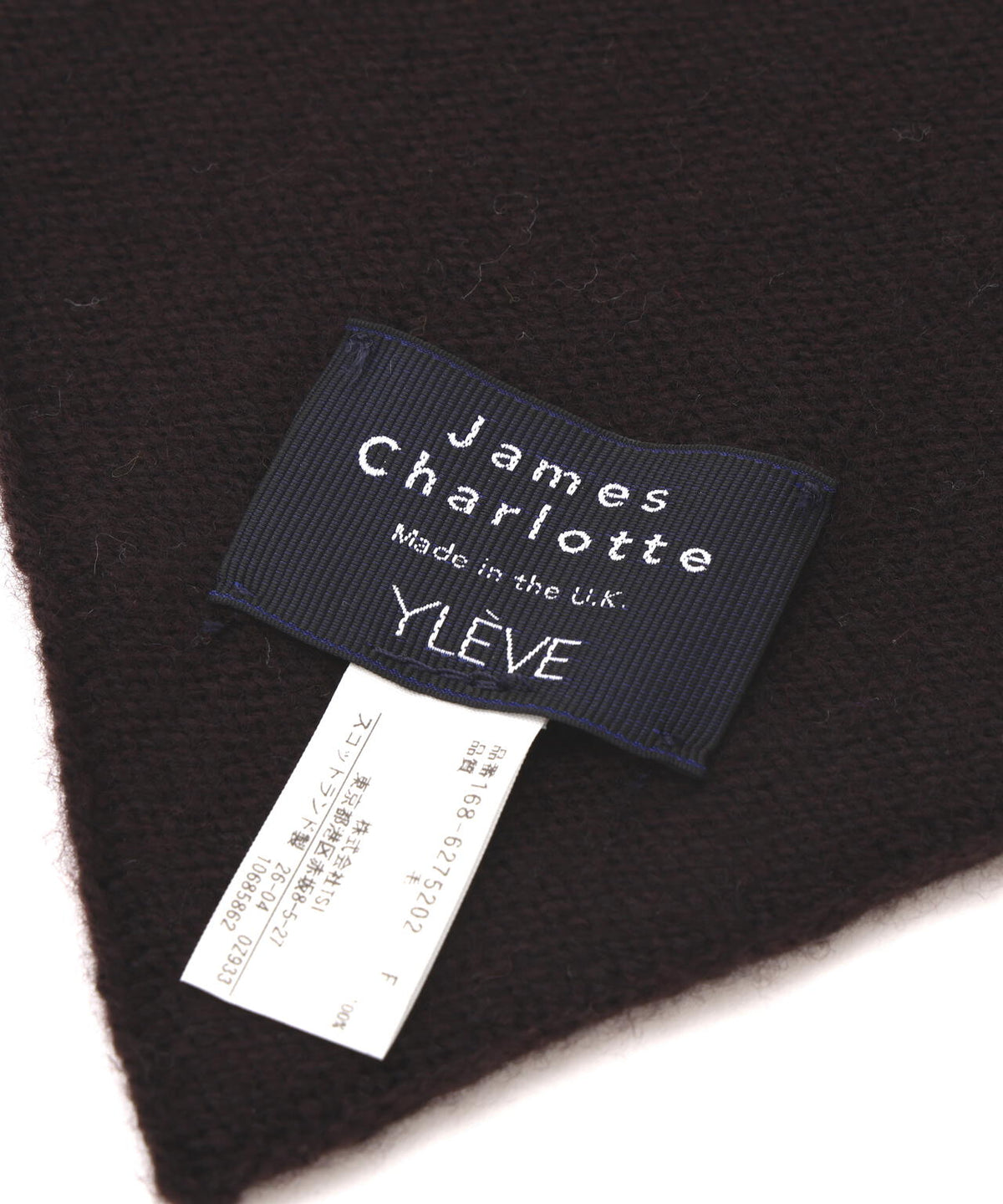 James Charlotte × YLEVE / TRIANGLE SCARF