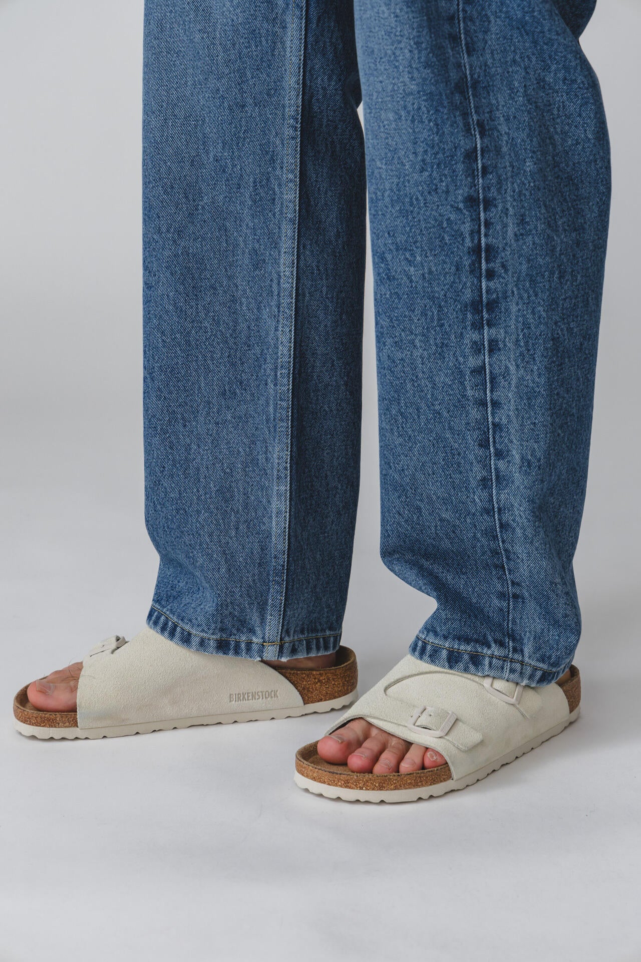 STUDIO NICHOLSON / 14OZ REGEN DENIM LOW RISE STRAIGHT LEG PANT