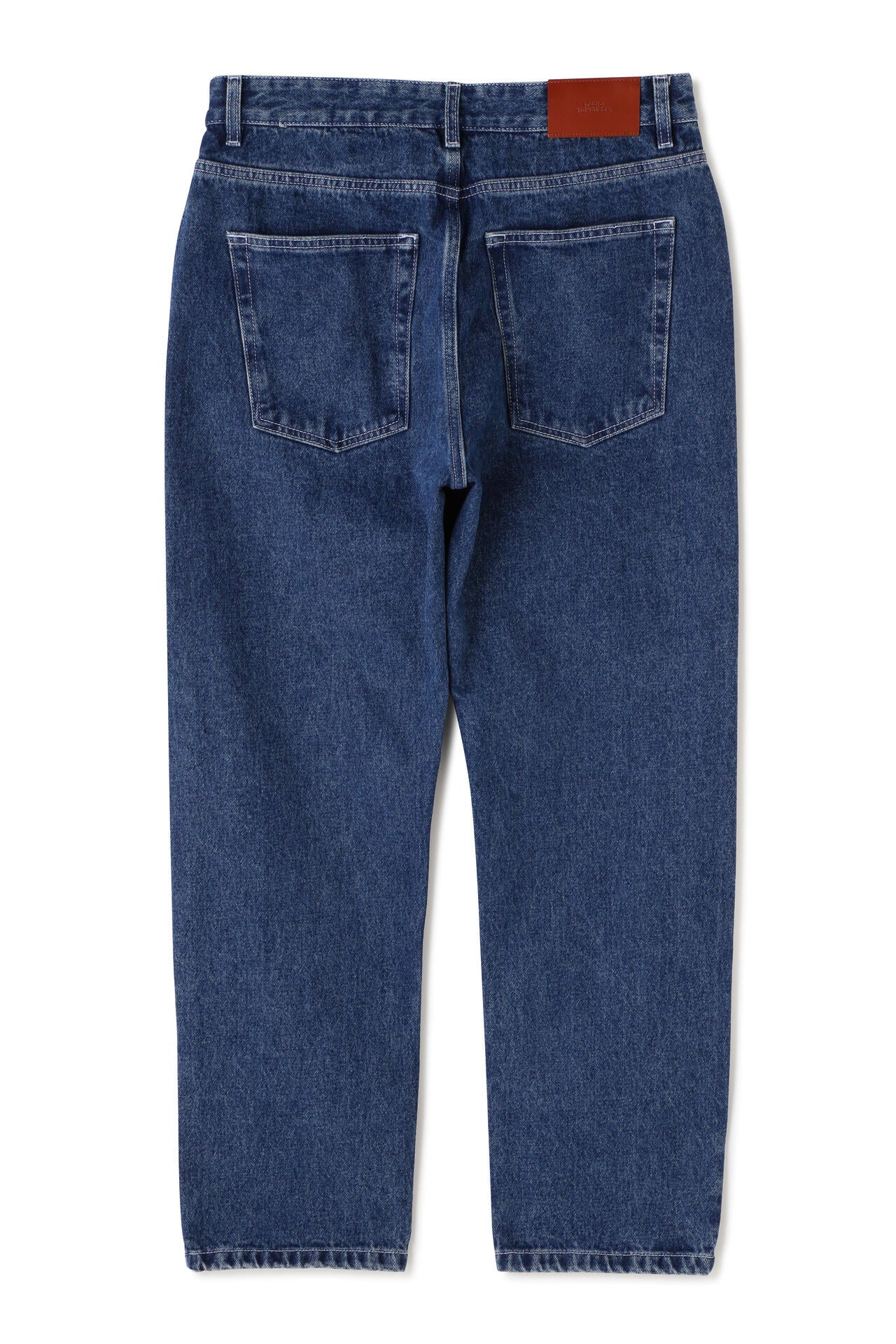 STUDIO NICHOLSON / 14OZ REGEN DENIM LOW RISE STRAIGHT LEG PANT