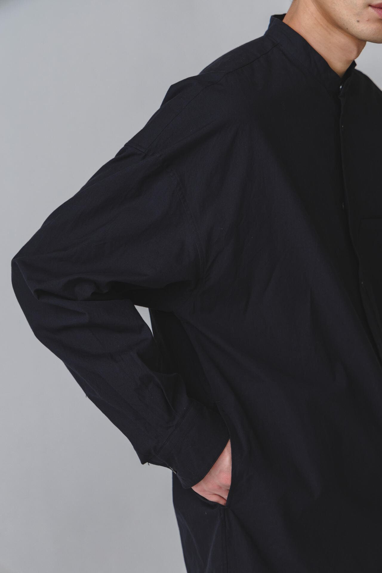 GOODNEIGHBORS SHIRTS / BASUKIA BAND COLLAR SH