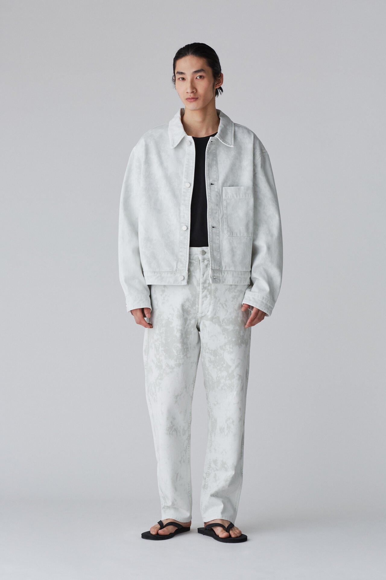 LEMAIRE / RIB U NECK T-SHIRT