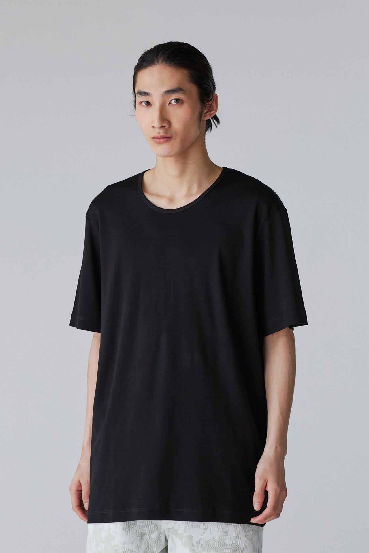 LEMAIRE / RIB U NECK T-SHIRT