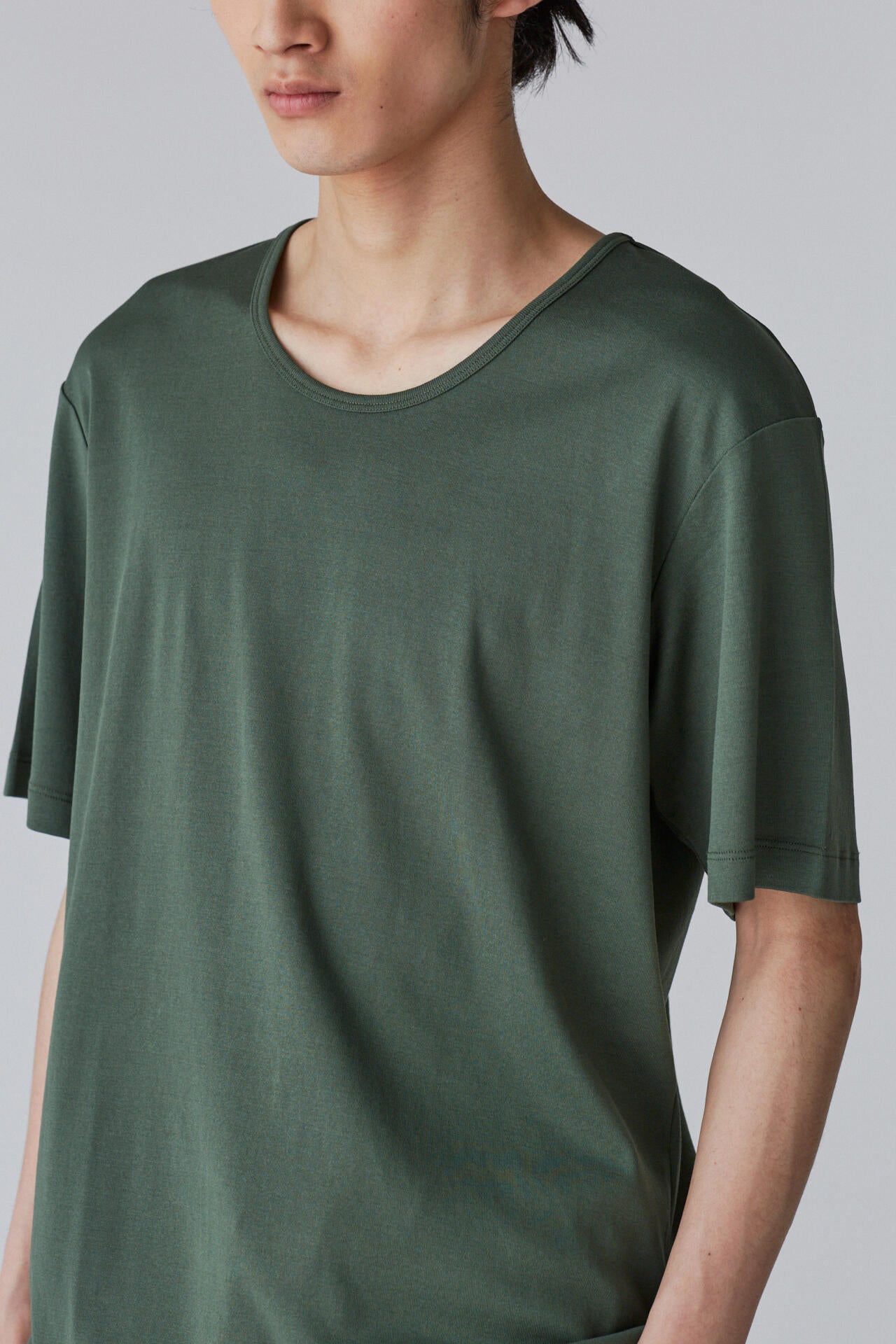 LEMAIRE / RIB U NECK T-SHIRT