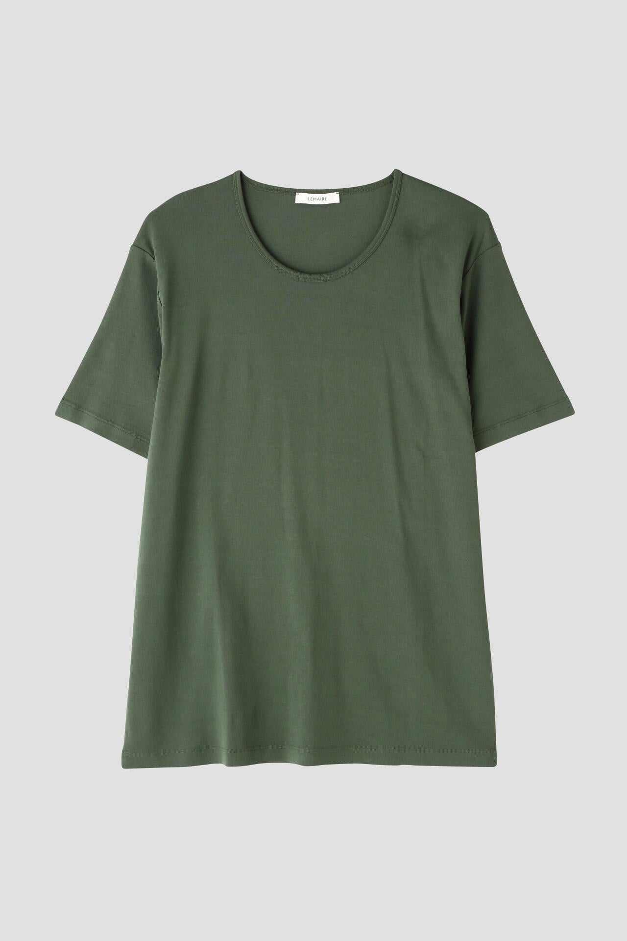 LEMAIRE / RIB U NECK T-SHIRT