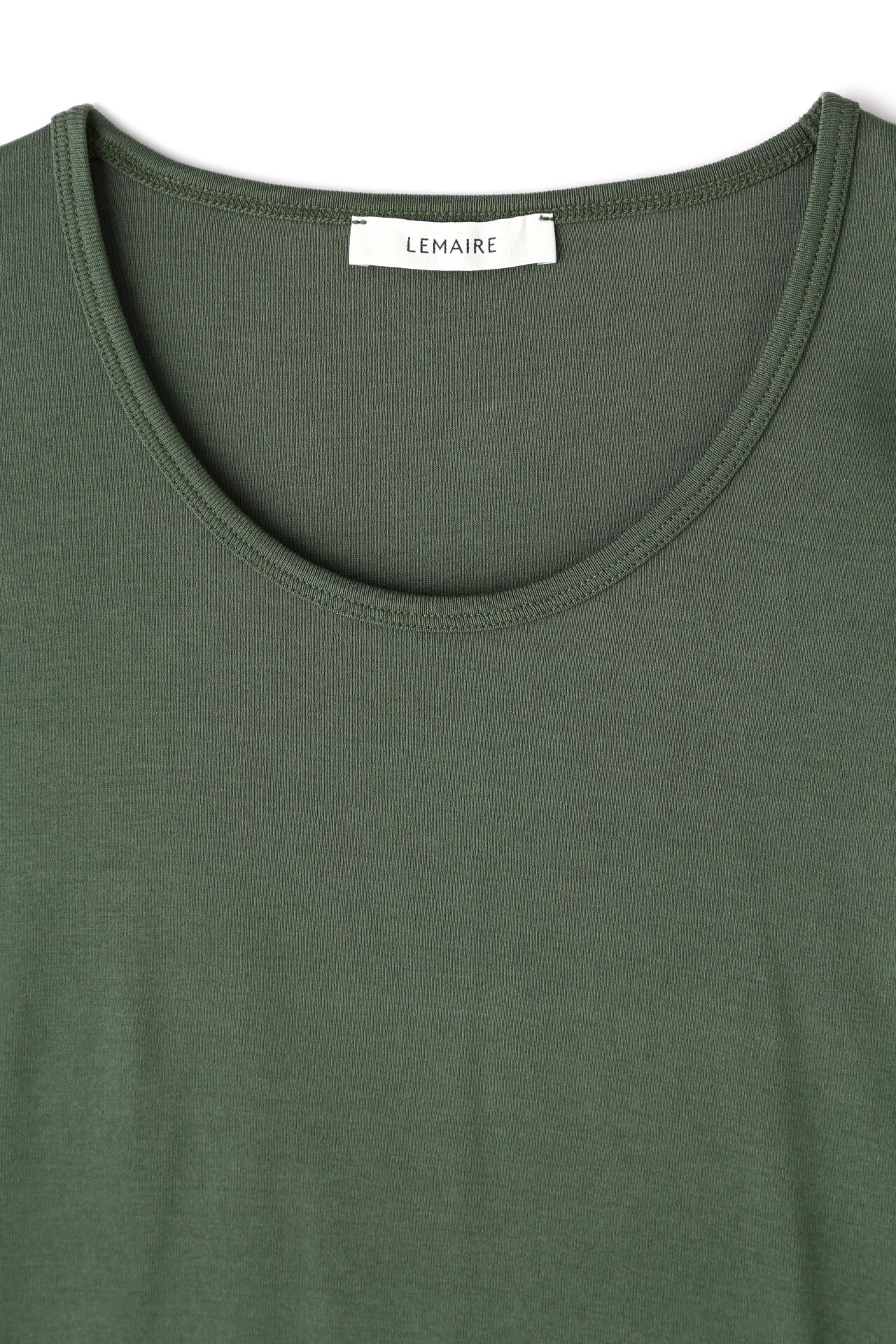 LEMAIRE / RIB U NECK T-SHIRT