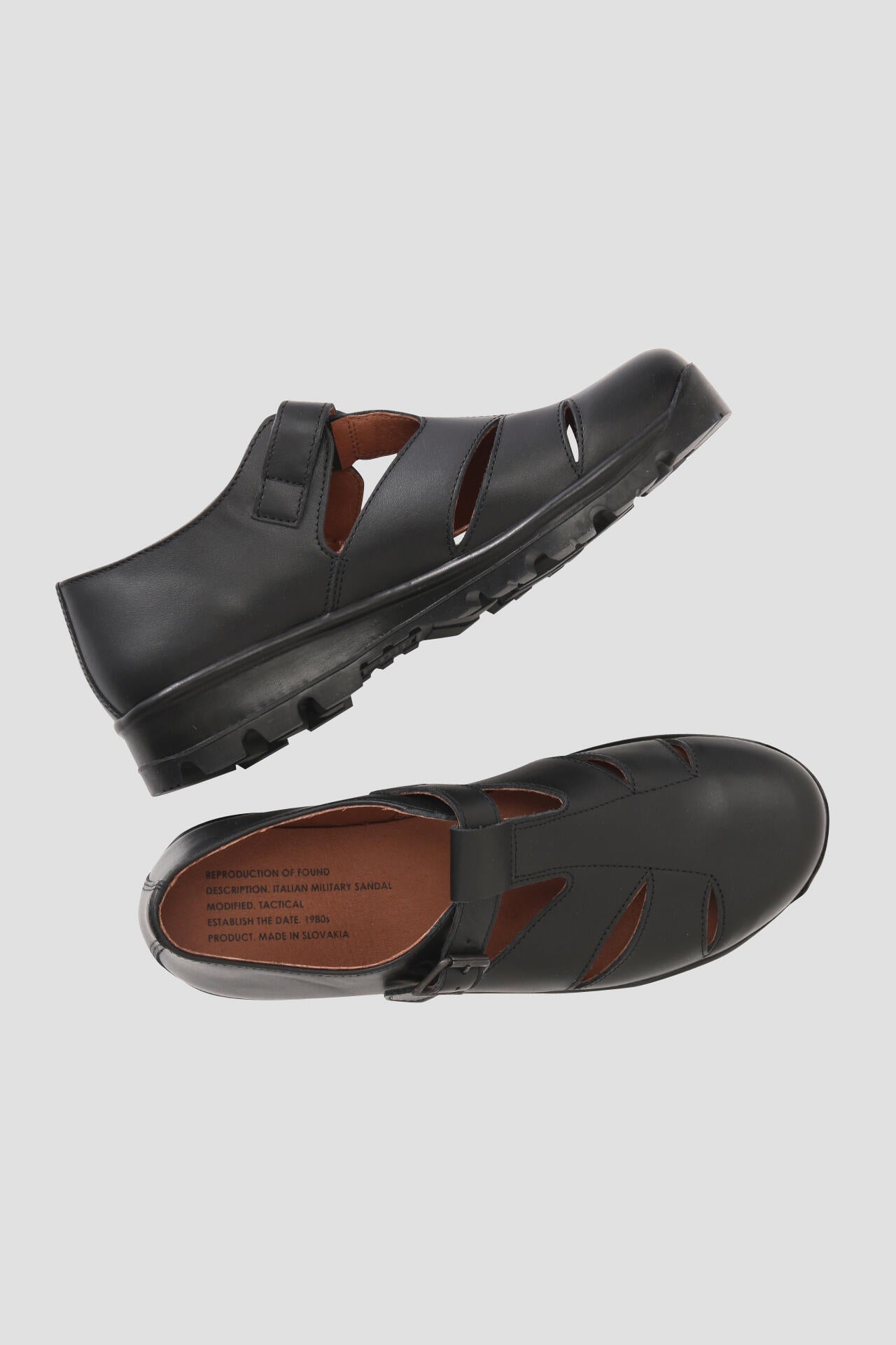 REPRODUCTION OF FOUND / ITALIAN MILITARY SANDAL