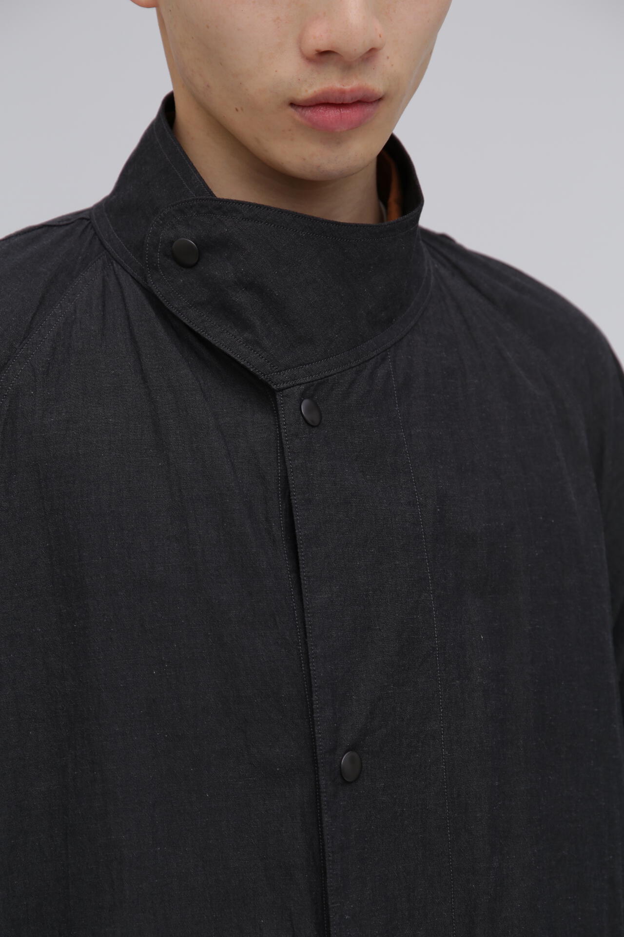 blurhms / COTTON LINEN DESERT STORM COAT