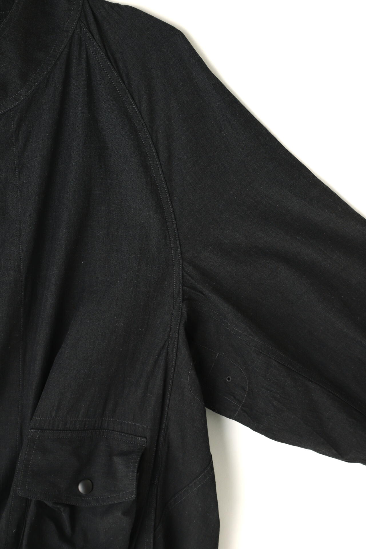 blurhms / COTTON LINEN DESERT STORM COAT