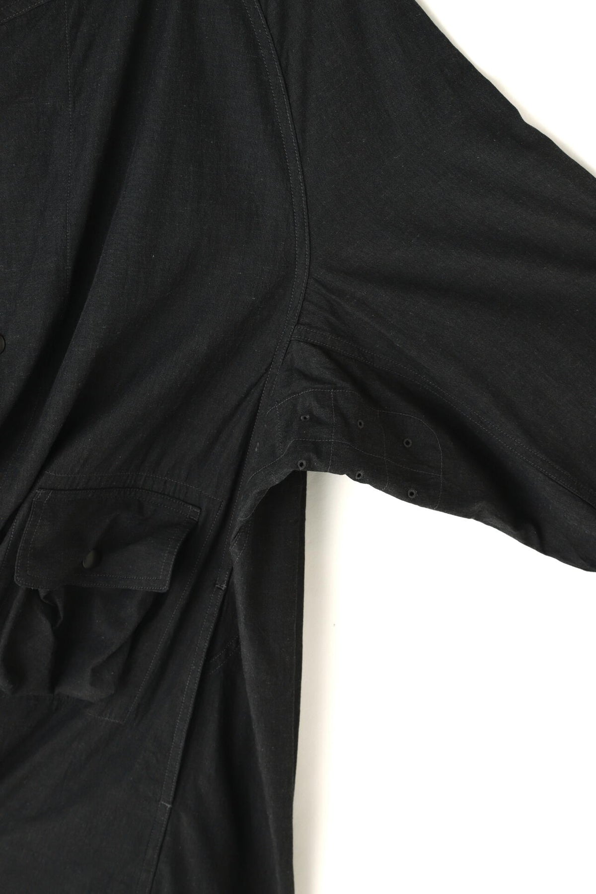 blurhms / COTTON LINEN DESERT STORM COAT