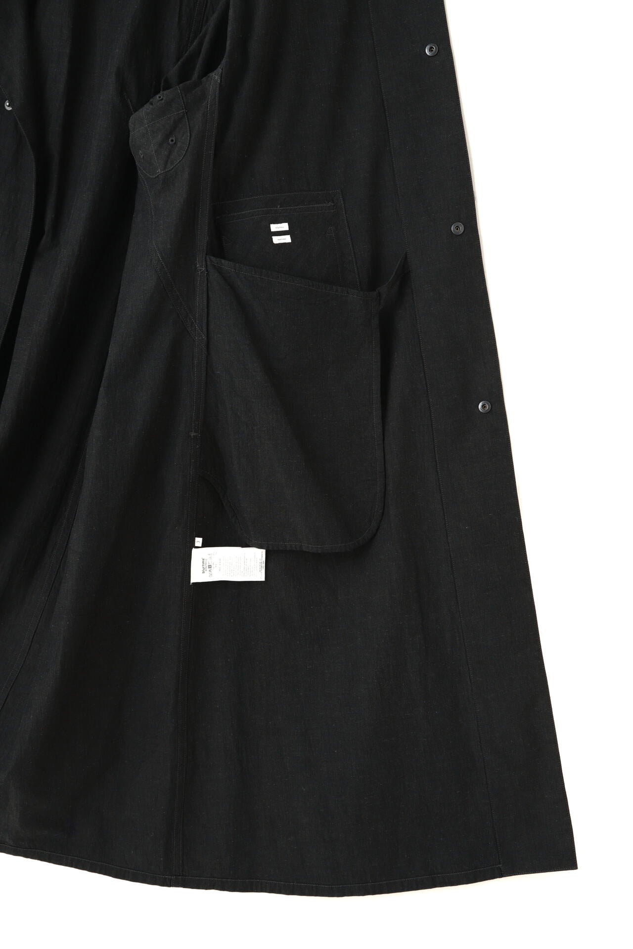 blurhms / COTTON LINEN DESERT STORM COAT
