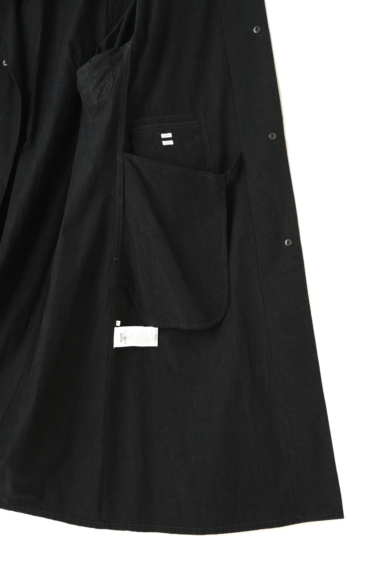 blurhms / COTTON LINEN DESERT STORM COAT