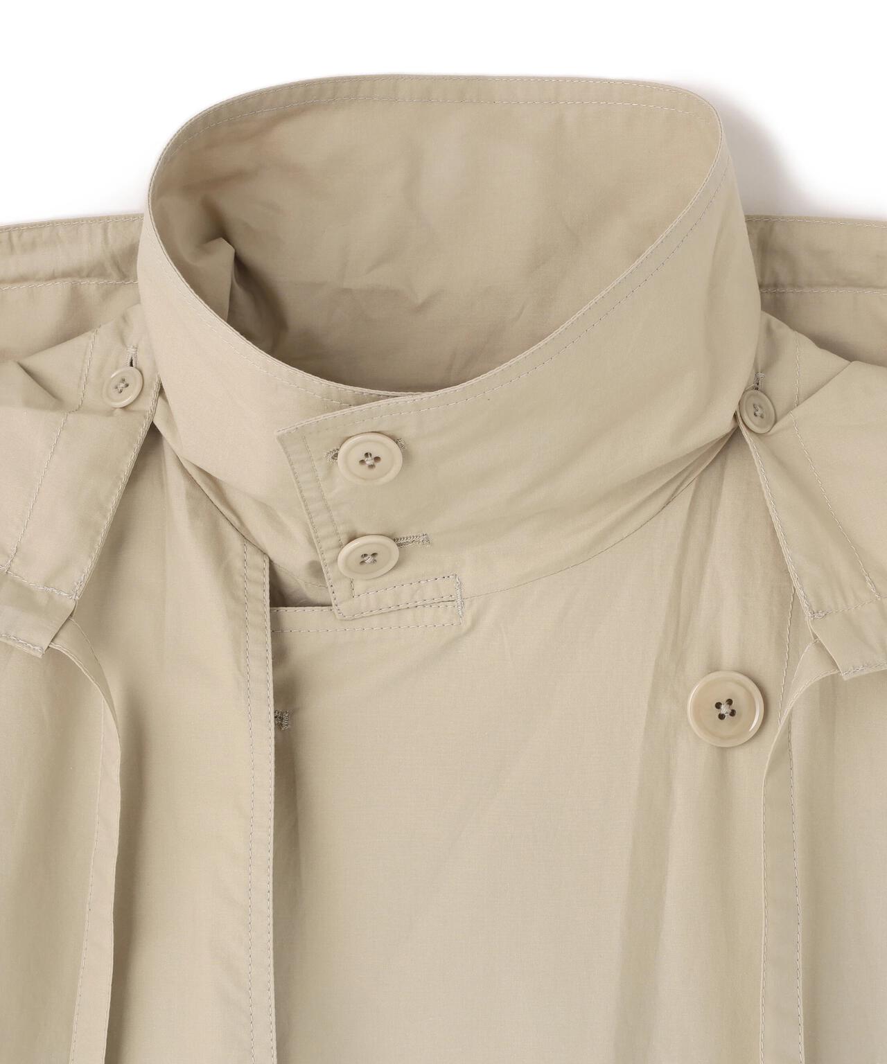 LEMAIRE / WR LIGHT VENTILE COTTON LIGHT HOODED TRENCH