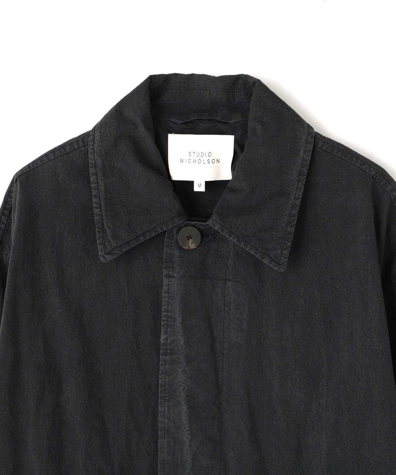 STUDIO NICHOLSON / HIGH TWIST CTTN NYLON LONG MAC