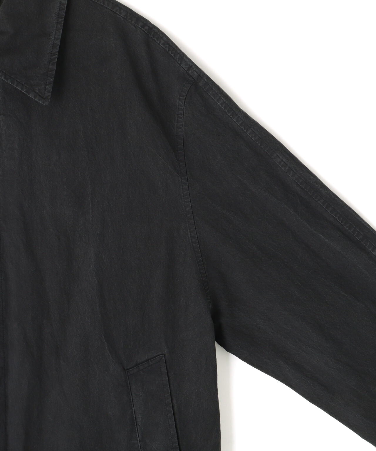 STUDIO NICHOLSON / HIGH TWIST CTTN NYLON LONG MAC