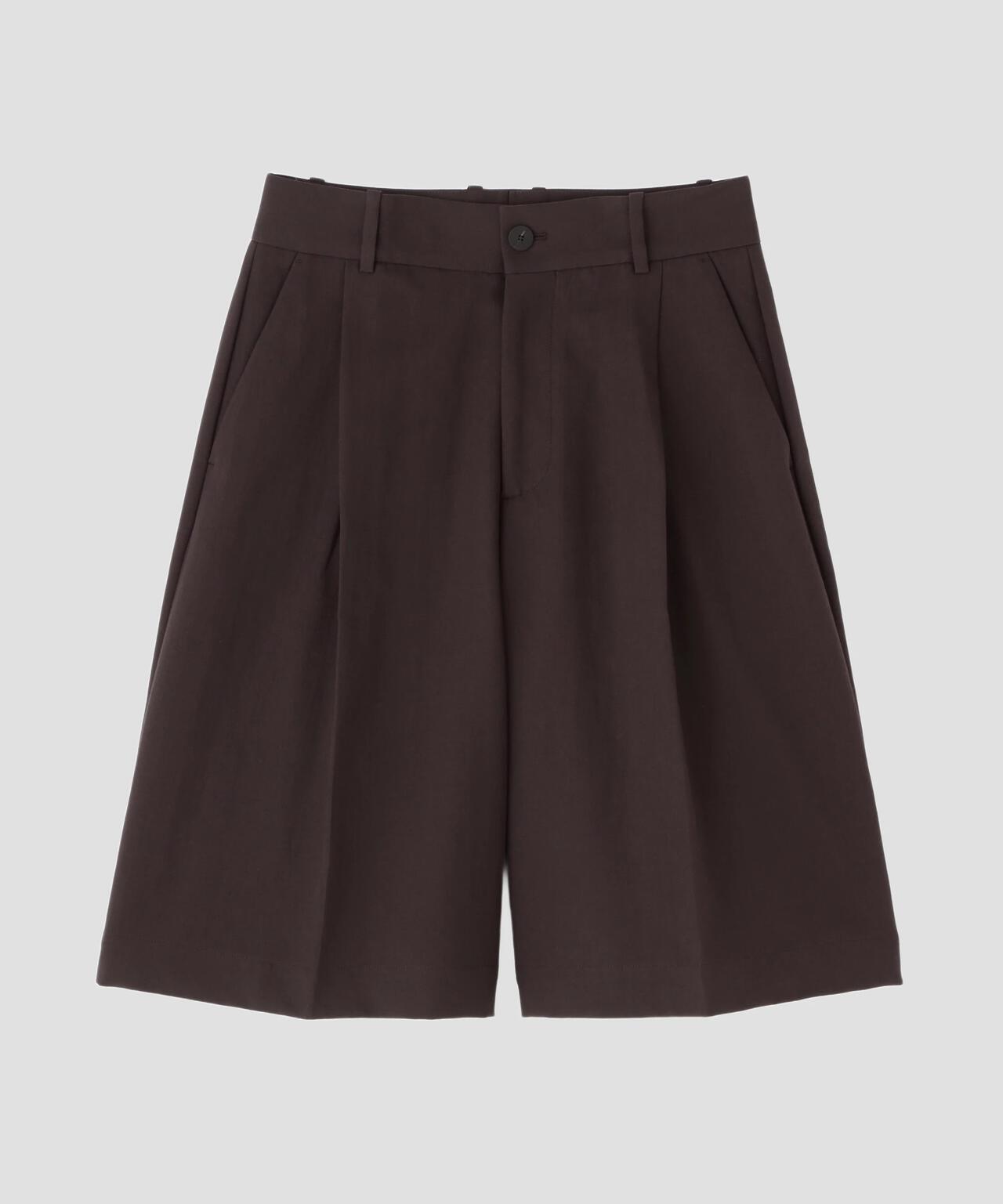 STUDIO NICHOLSON / MID-WEIGHT JERSEY KNEE LENGTH TAILORED SHORT