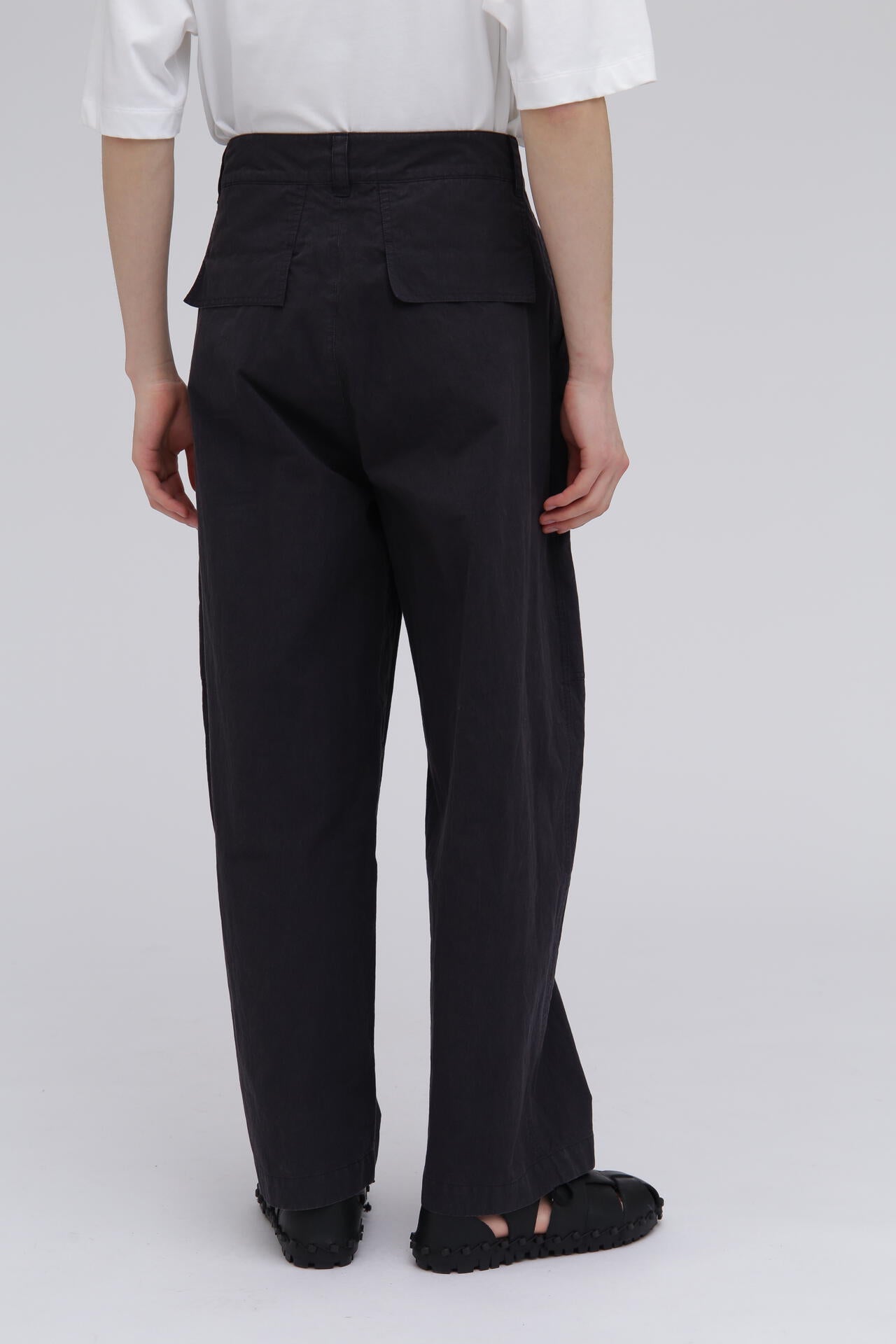 STUDIO NICHOLSON / HIGH TWIST COTTON NYLON PATCH POCKET PANT