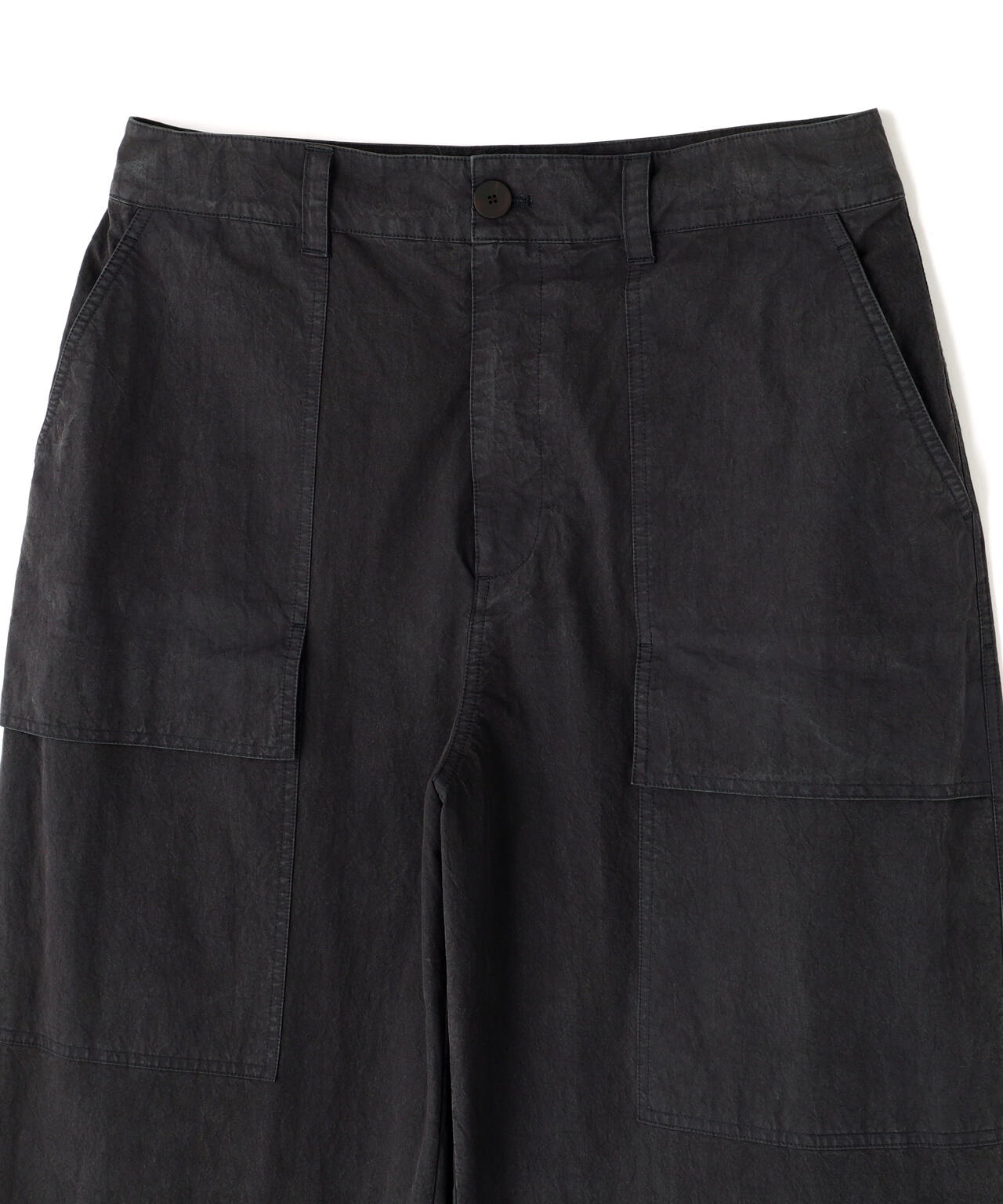 STUDIO NICHOLSON / HIGH TWIST COTTON NYLON PATCH POCKET PANT