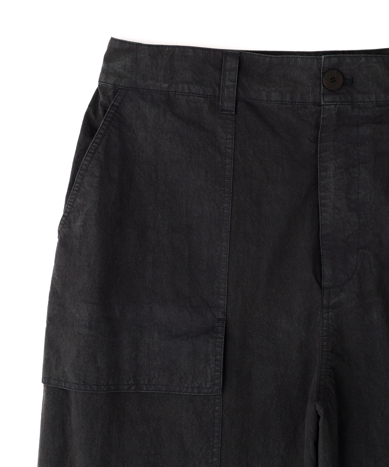 STUDIO NICHOLSON / HIGH TWIST COTTON NYLON PATCH POCKET PANT