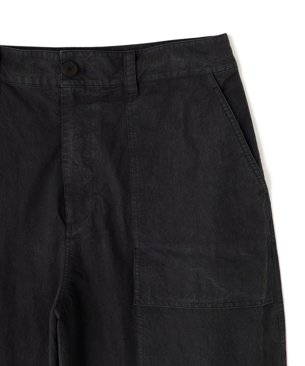 STUDIO NICHOLSON / HIGH TWIST COTTON NYLON PATCH POCKET PANT
