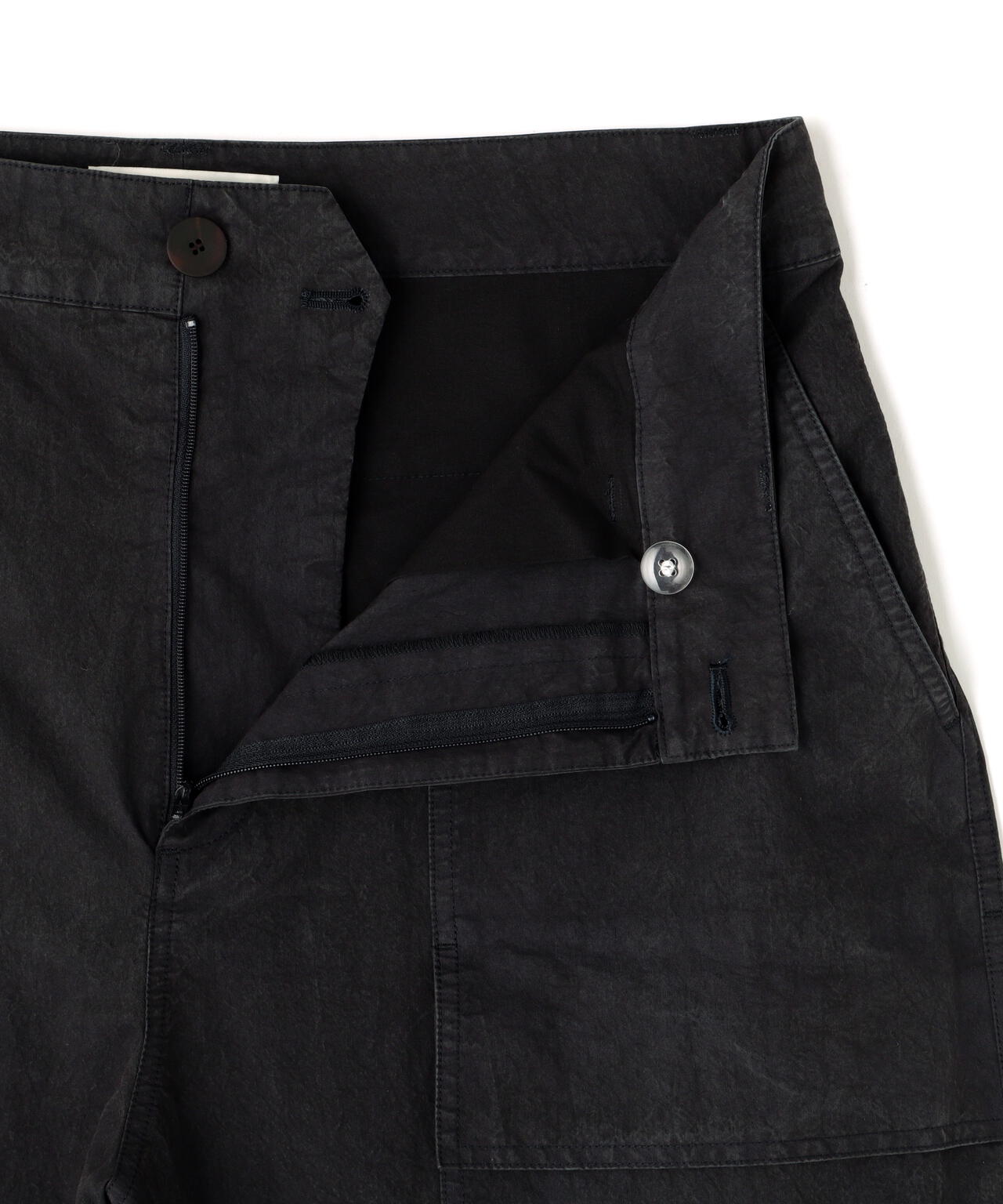STUDIO NICHOLSON / HIGH TWIST COTTON NYLON PATCH POCKET PANT