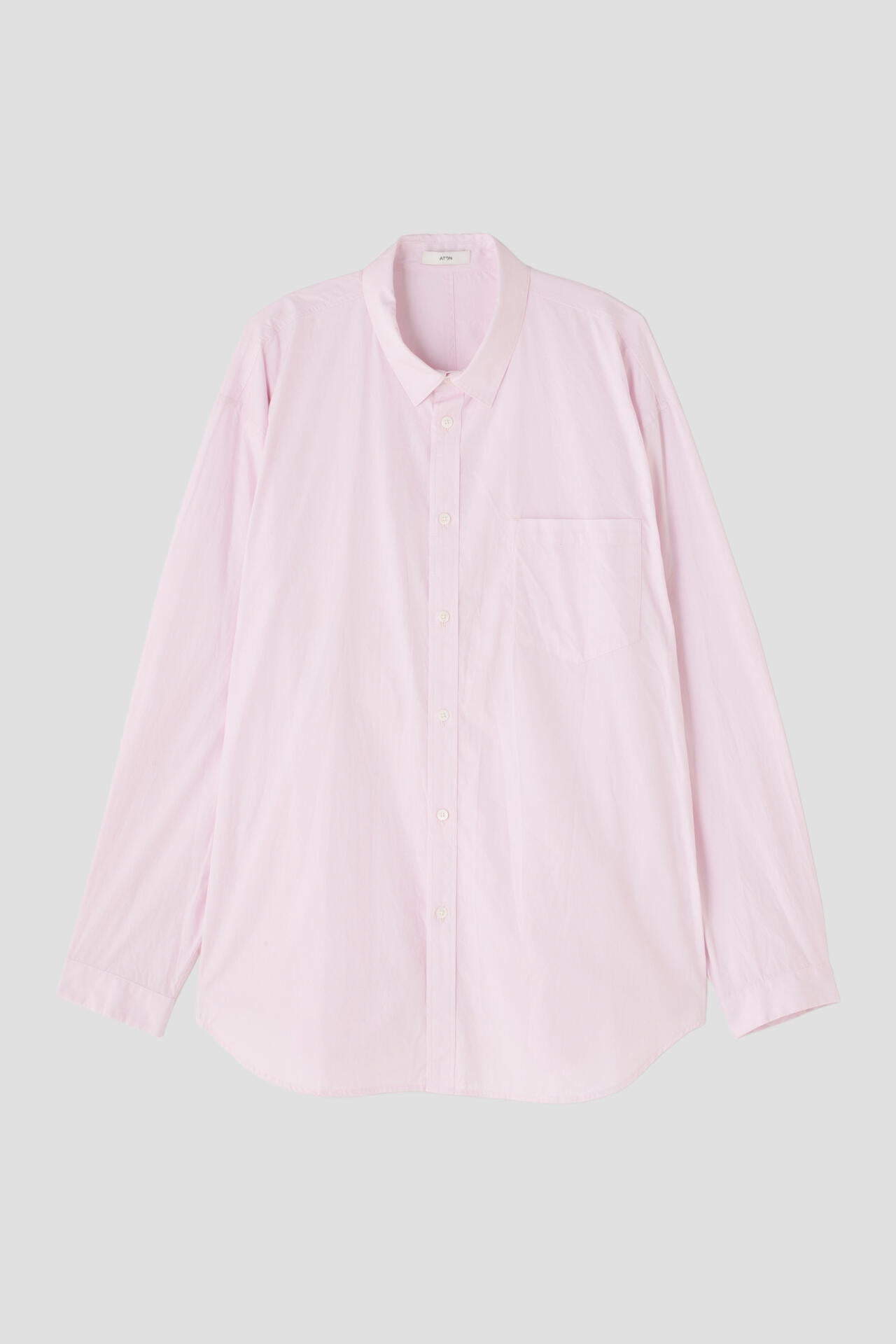 ATON / GIZA BROAD WASHED SHIRT