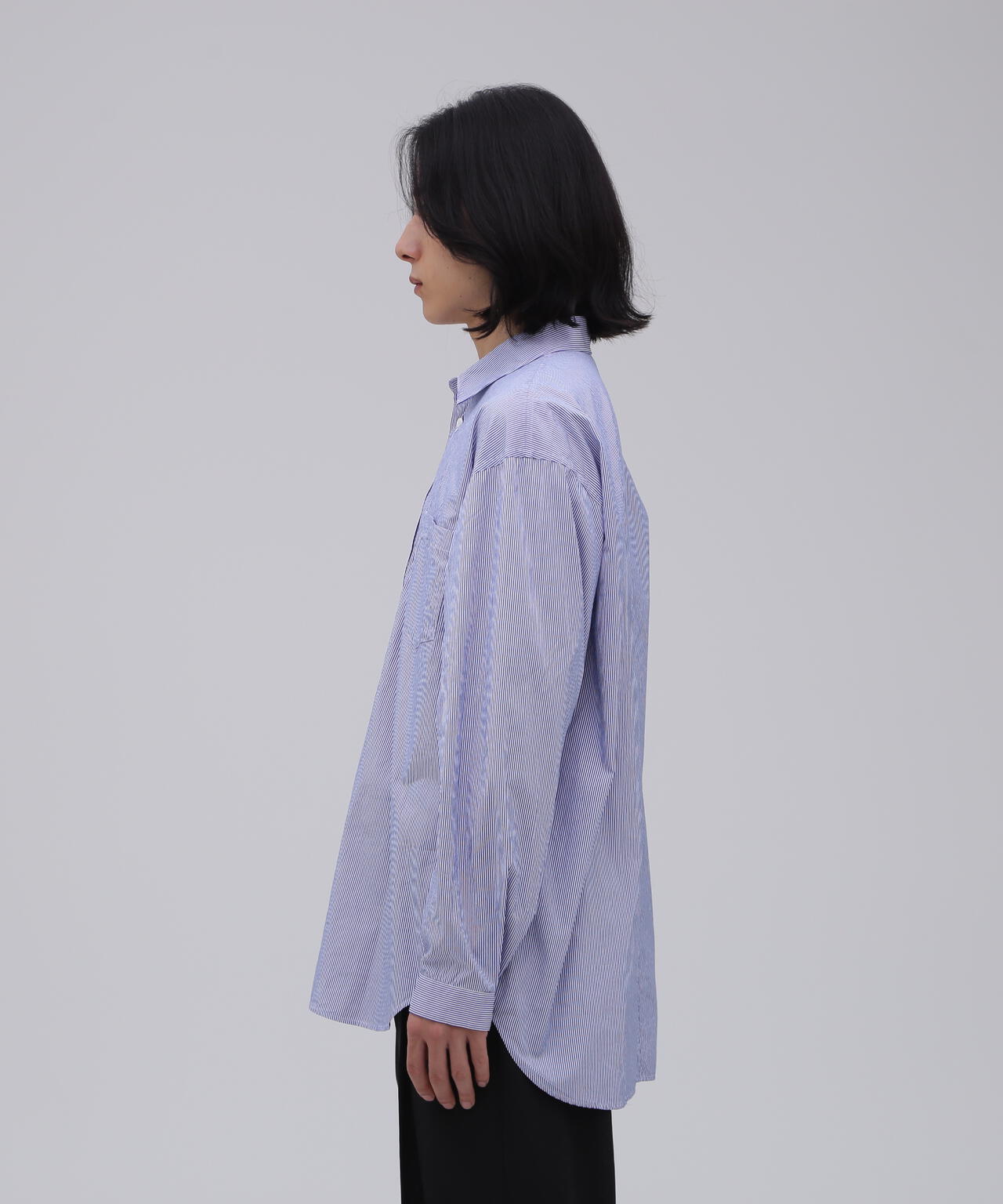 ATON / GIZA BROAD WASHED SHIRT
