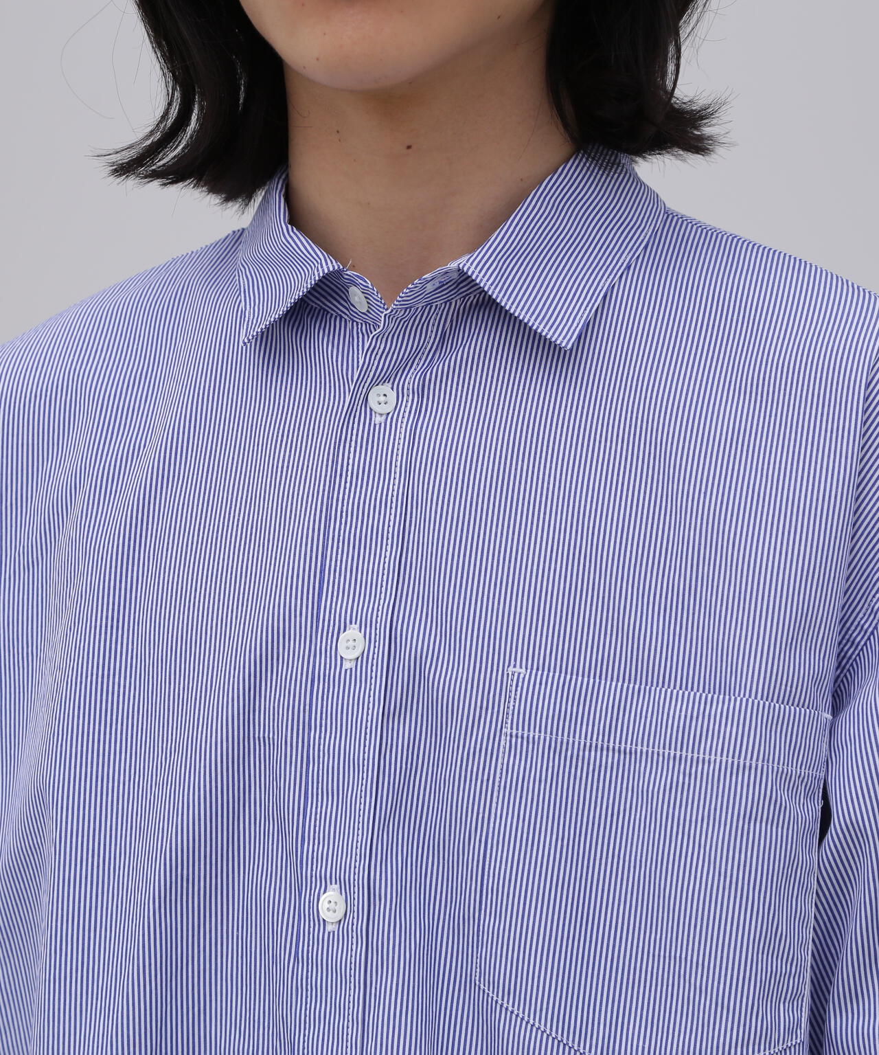 ATON / GIZA BROAD WASHED SHIRT