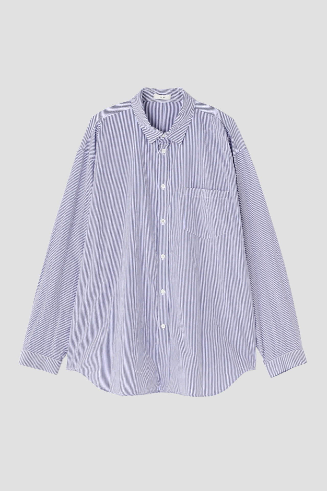 ATON / GIZA BROAD WASHED SHIRT