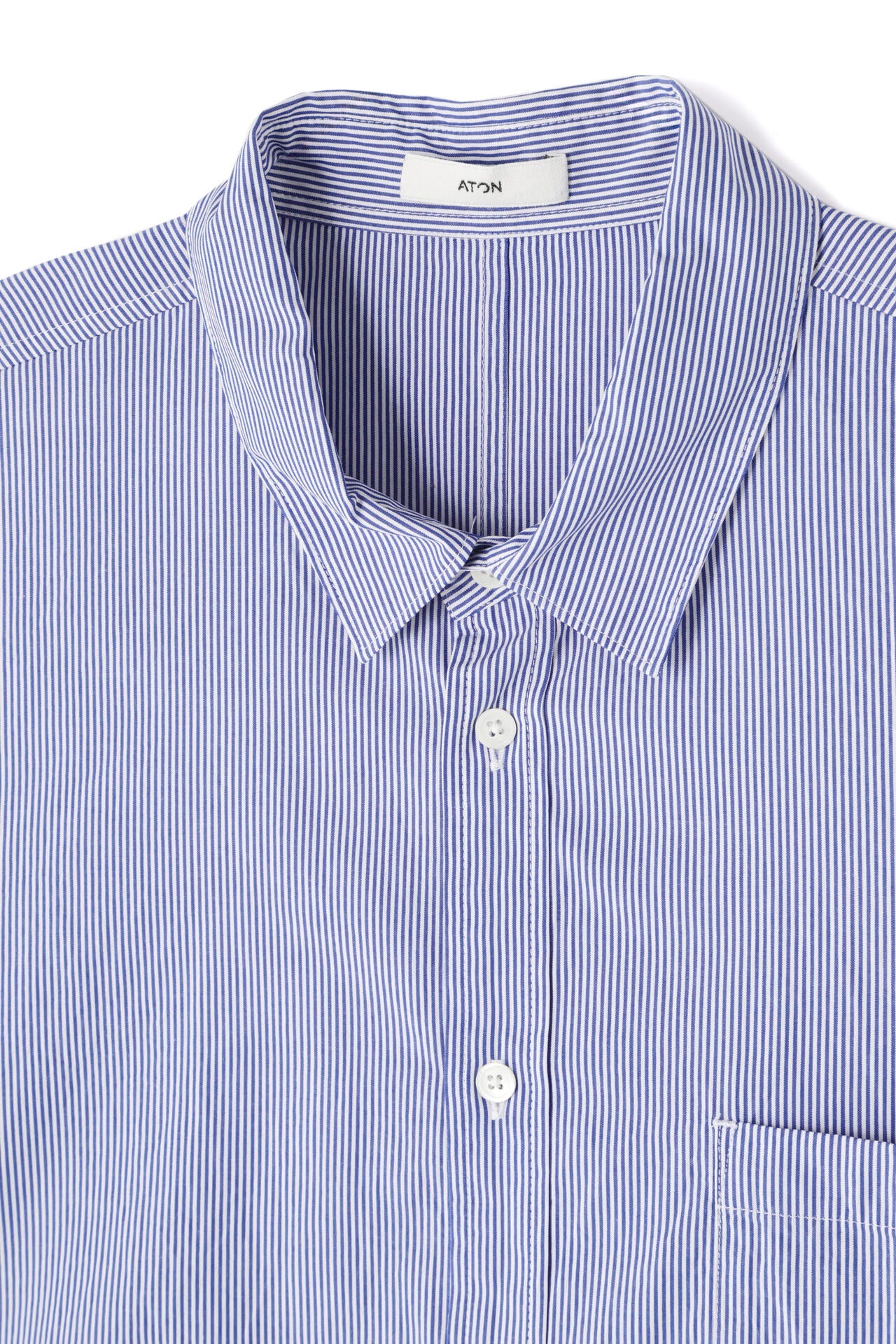 ATON / GIZA BROAD WASHED SHIRT
