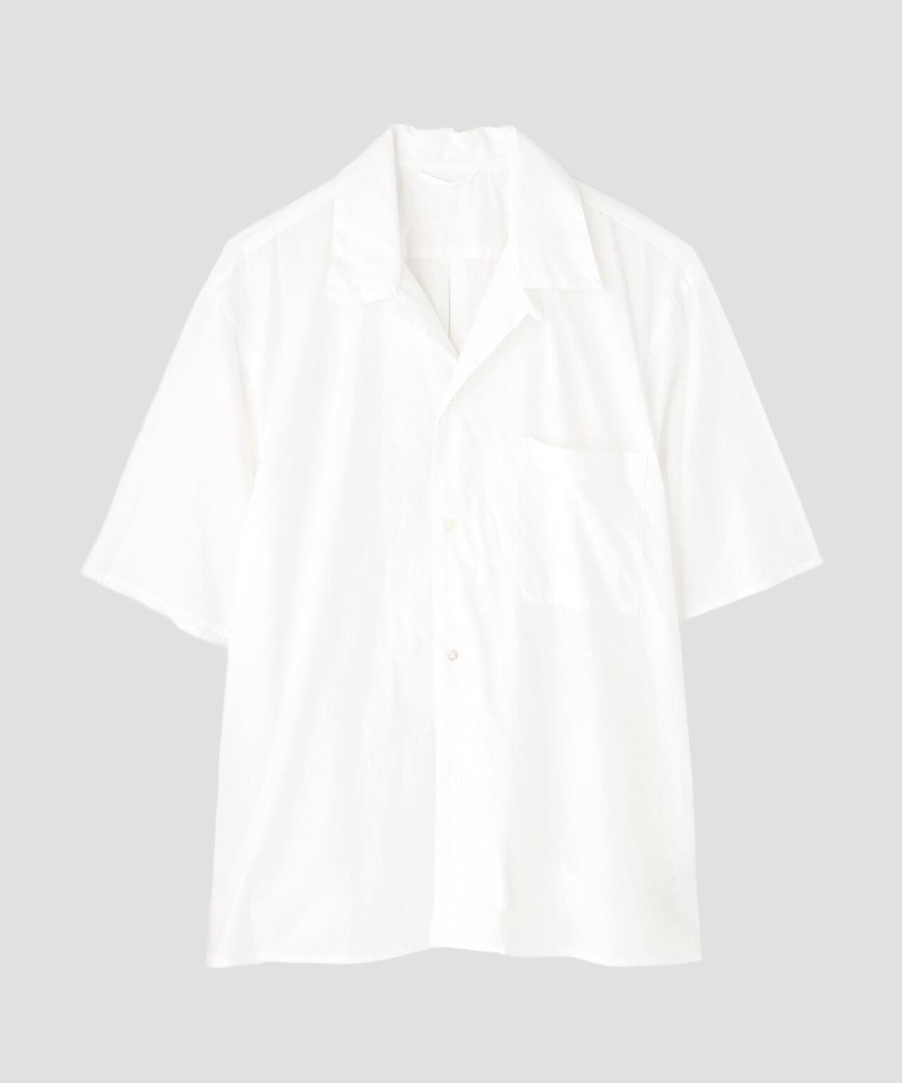 blurhms / CHAMBRAY OPEN‐COLLAR SHIRT
