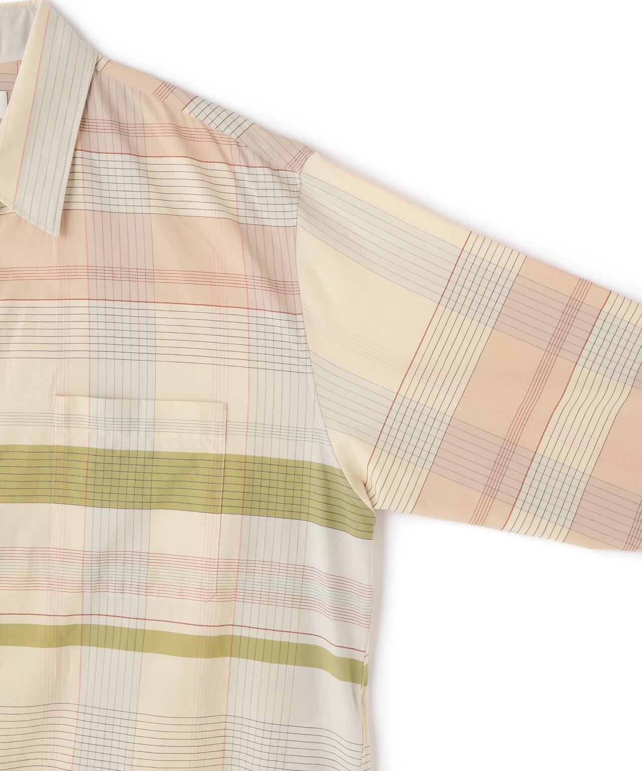 LEMAIRE / COTTON SCHOOL CHECK RELAXED SHIRT