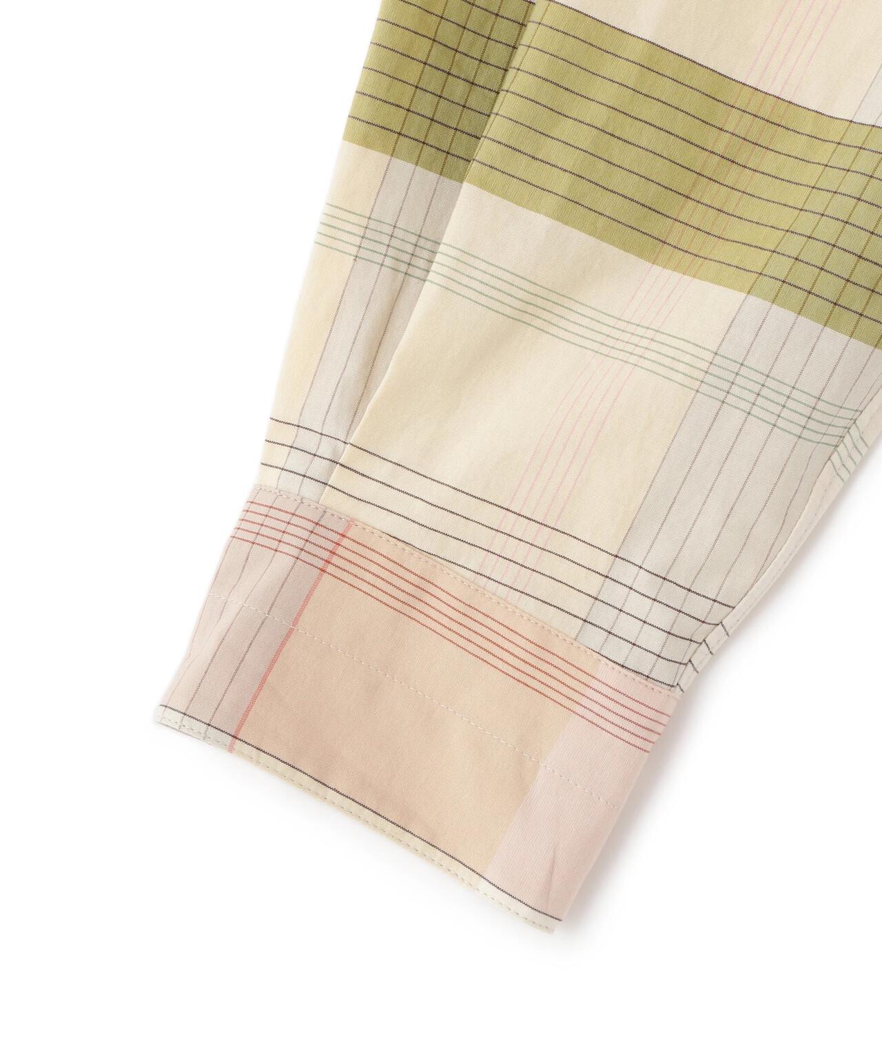 LEMAIRE / COTTON SCHOOL CHECK RELAXED SHIRT
